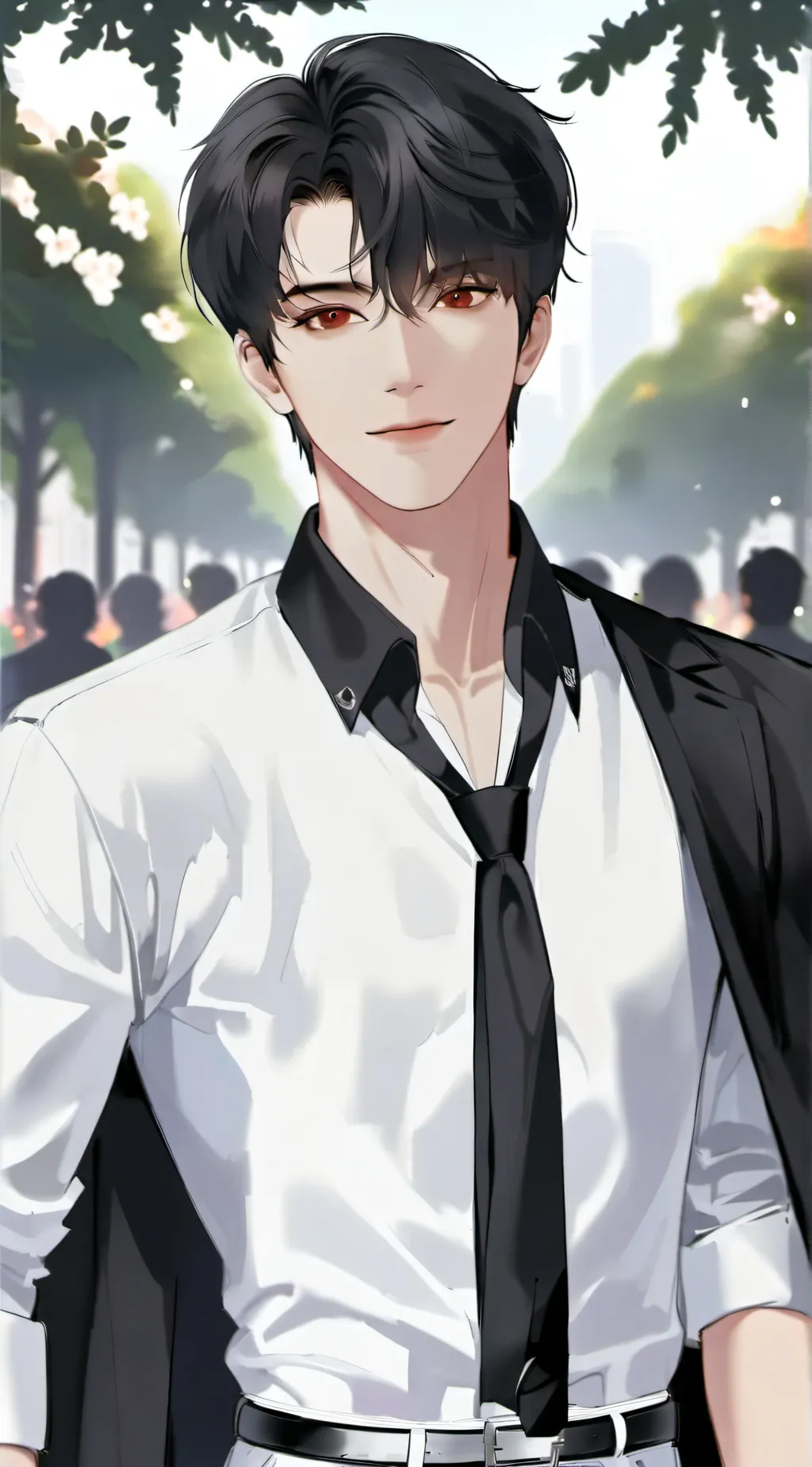 ai character: امیر background