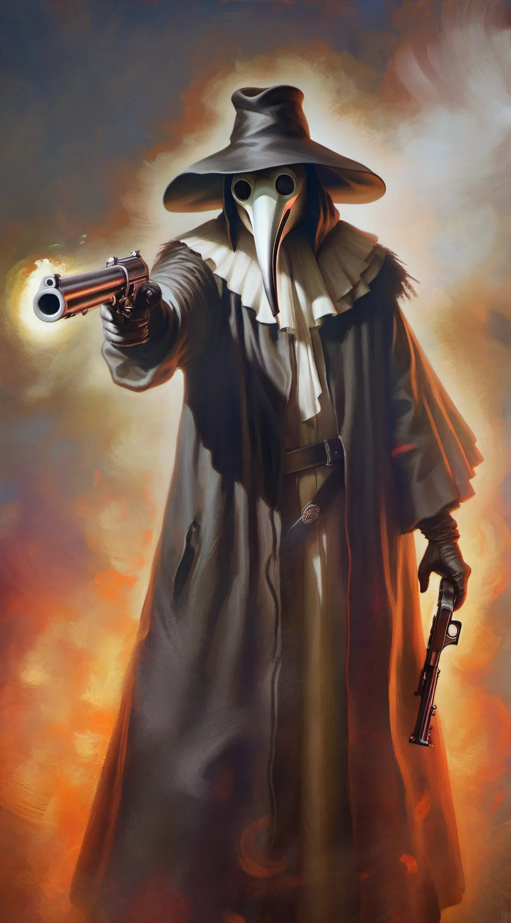 ai character: pestilence spotted background