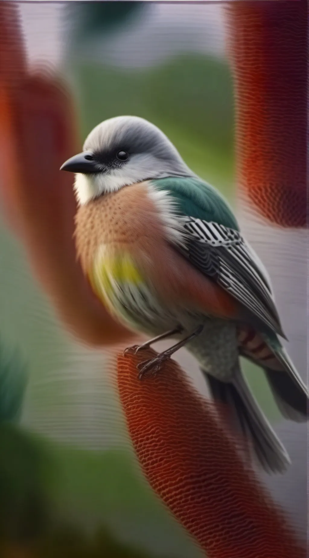 ai character: bird background