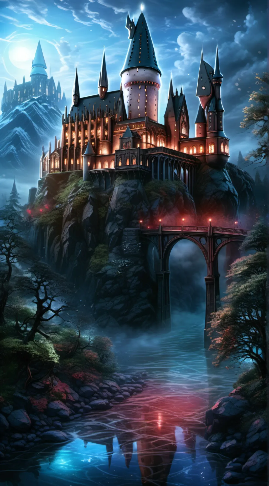 ai character: Hogwarts background