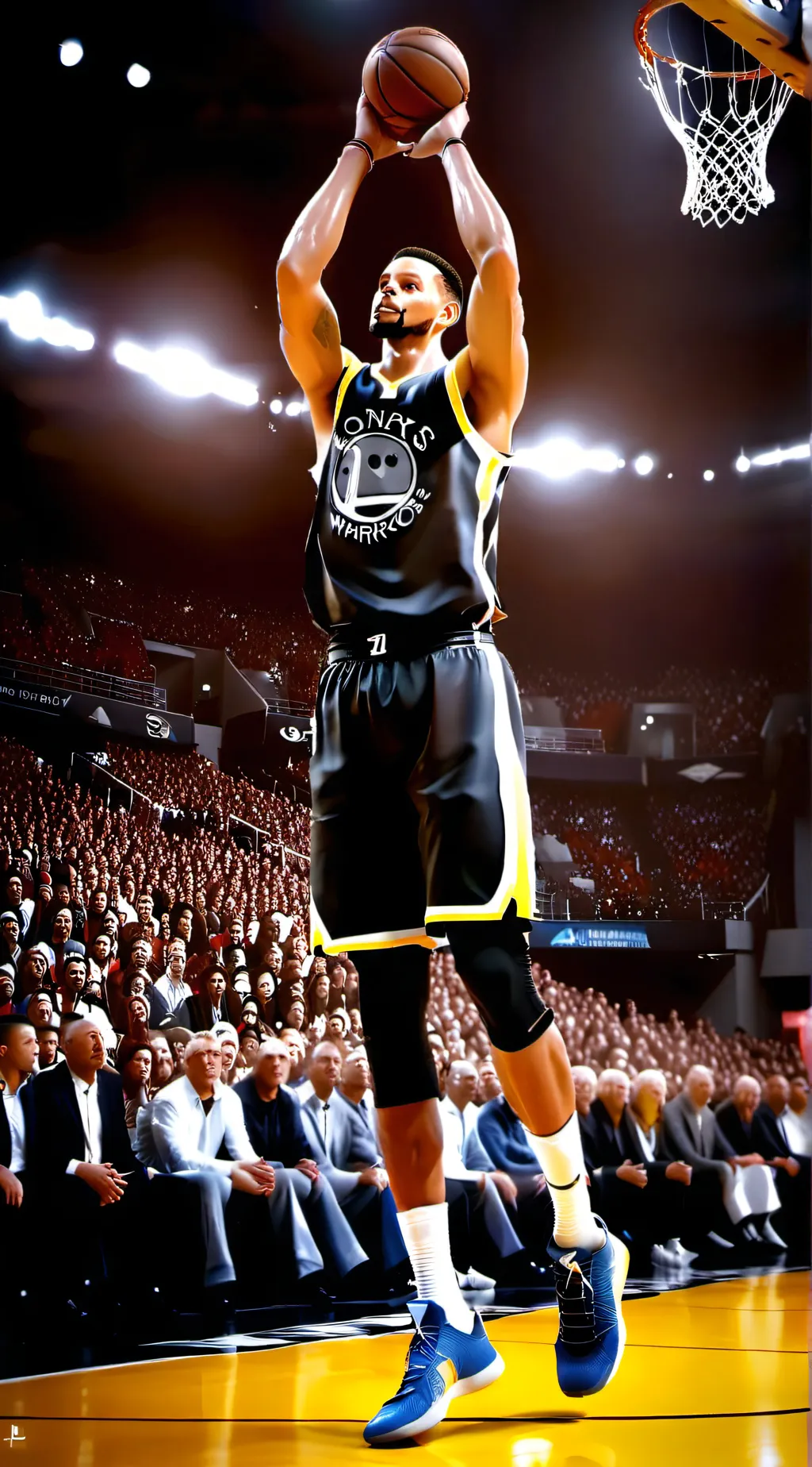 ai character: Stephen Curry background