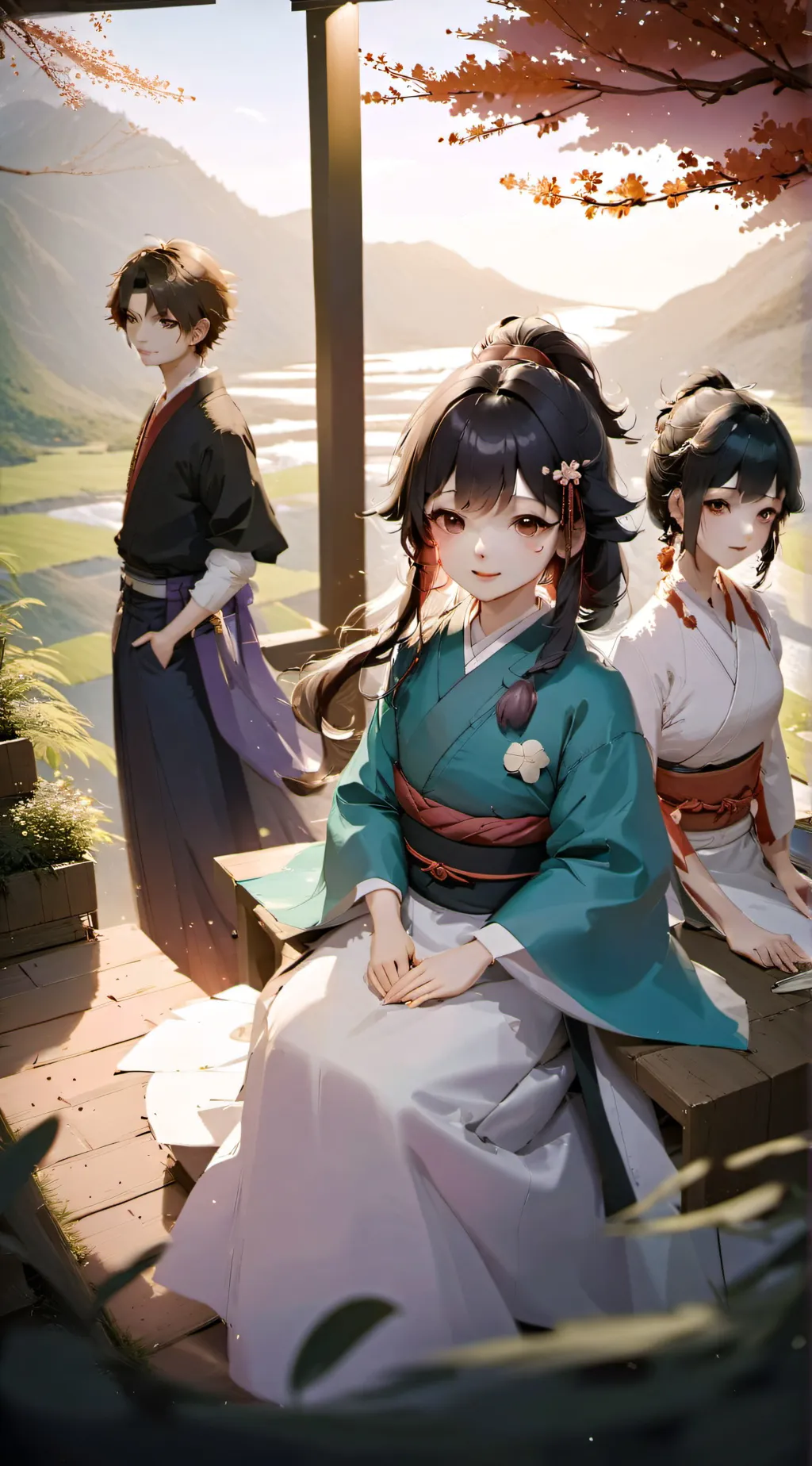 ai character: TengenxWives+hypno background