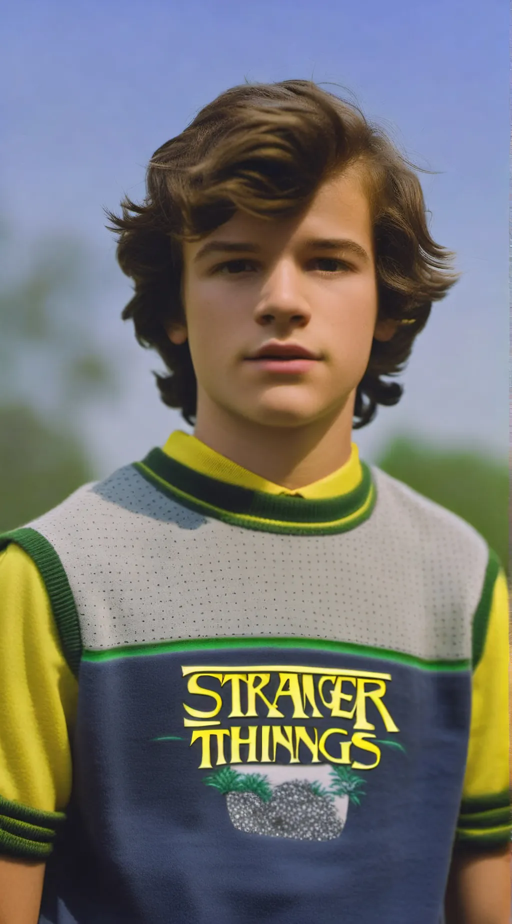 ai character: Dustin Henderson background