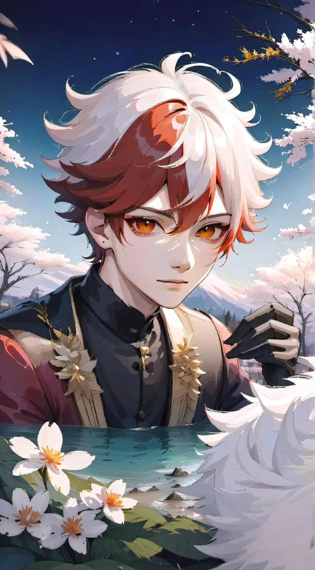 ai character: Todoroki  background