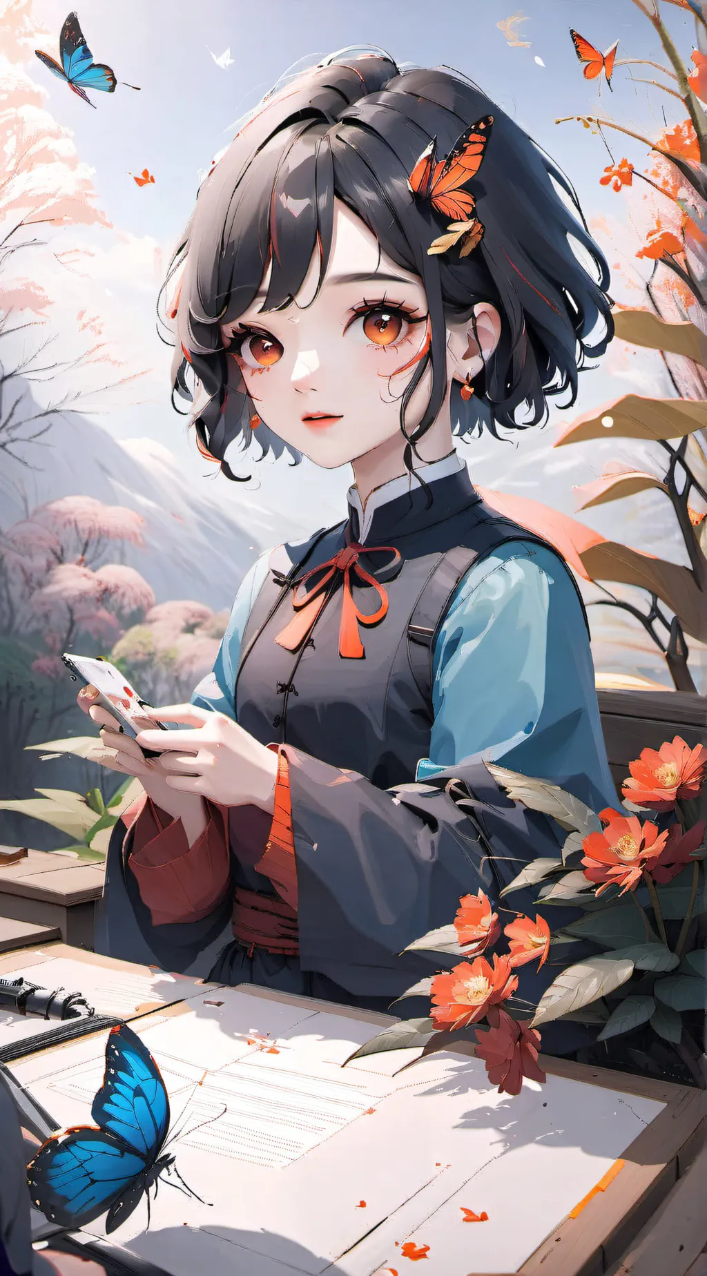 ai character: Kanae background