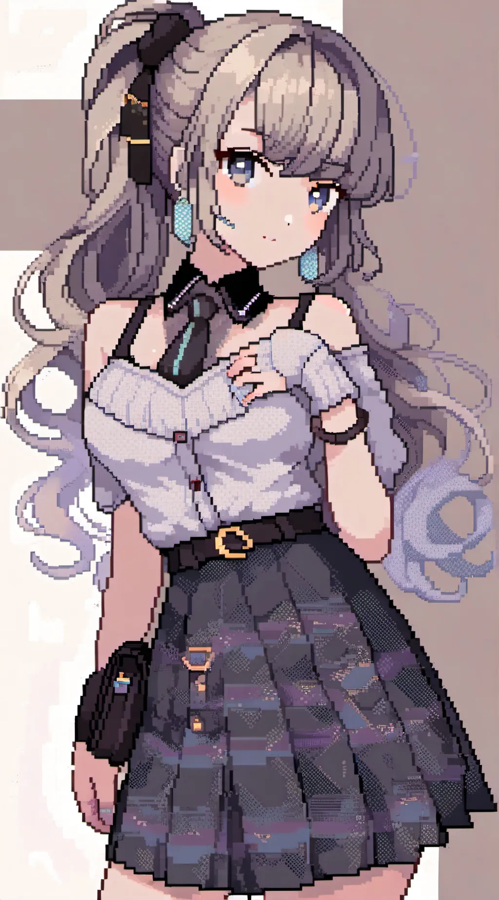ai character: MHA concert  background