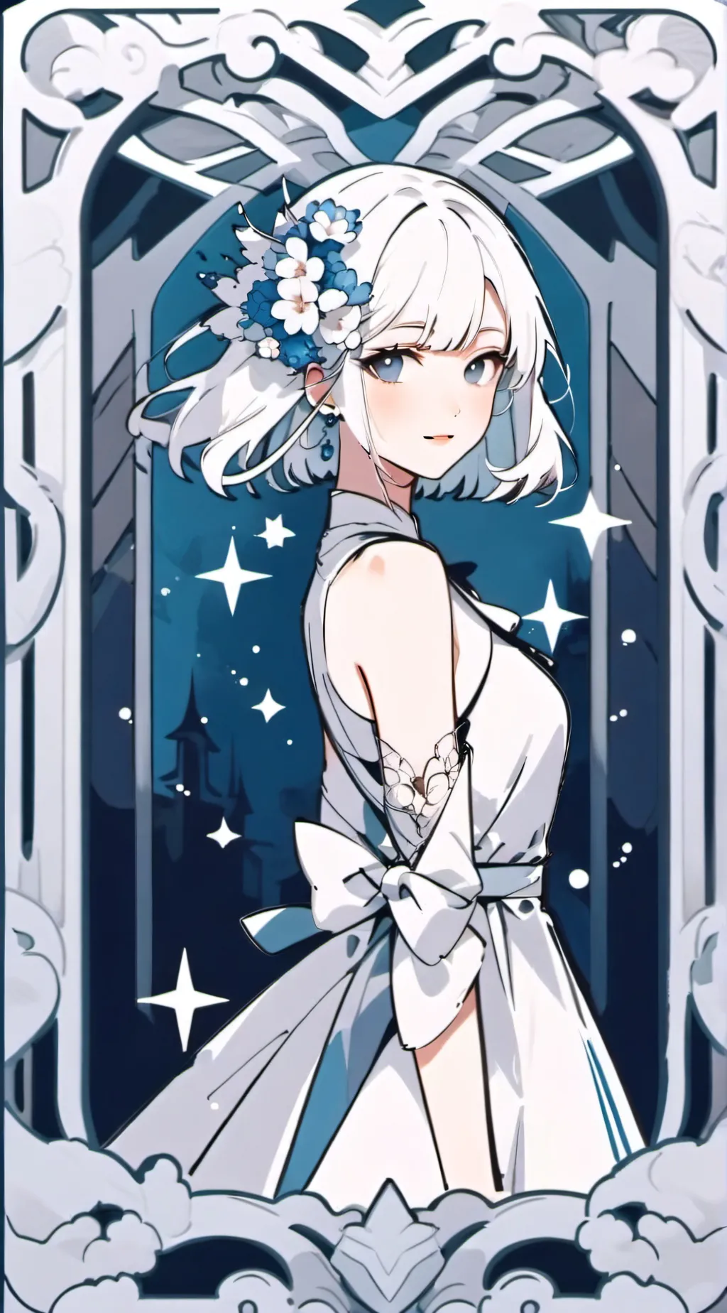 ai character: mha xa quite place background