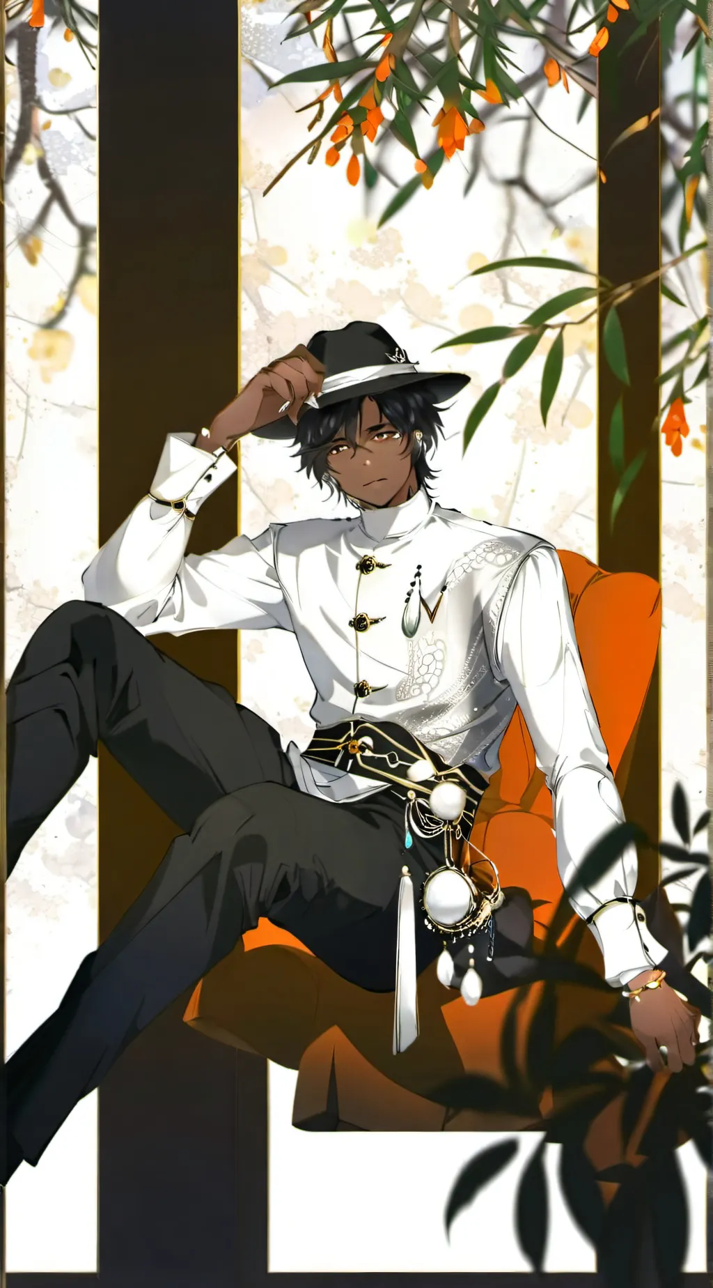 ai character: JJ × ?? background