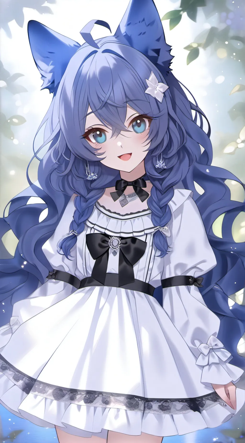 ai character: Bella the wolf background