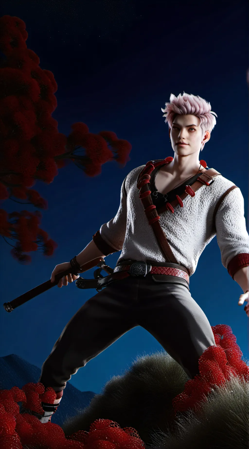 ai character: Ninja dave background