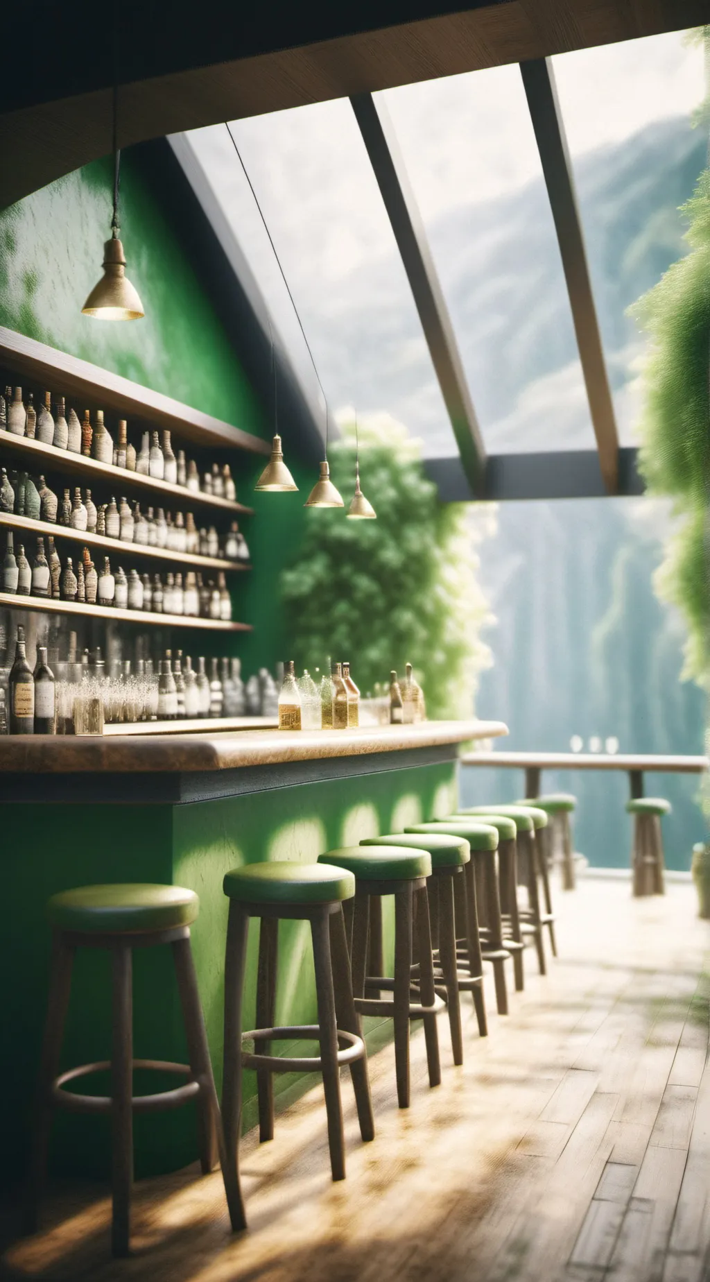 ai character: the bar (idk) background
