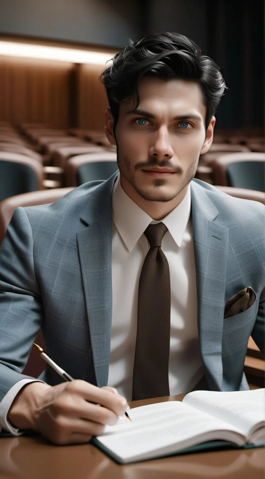ai character: Elliot  background