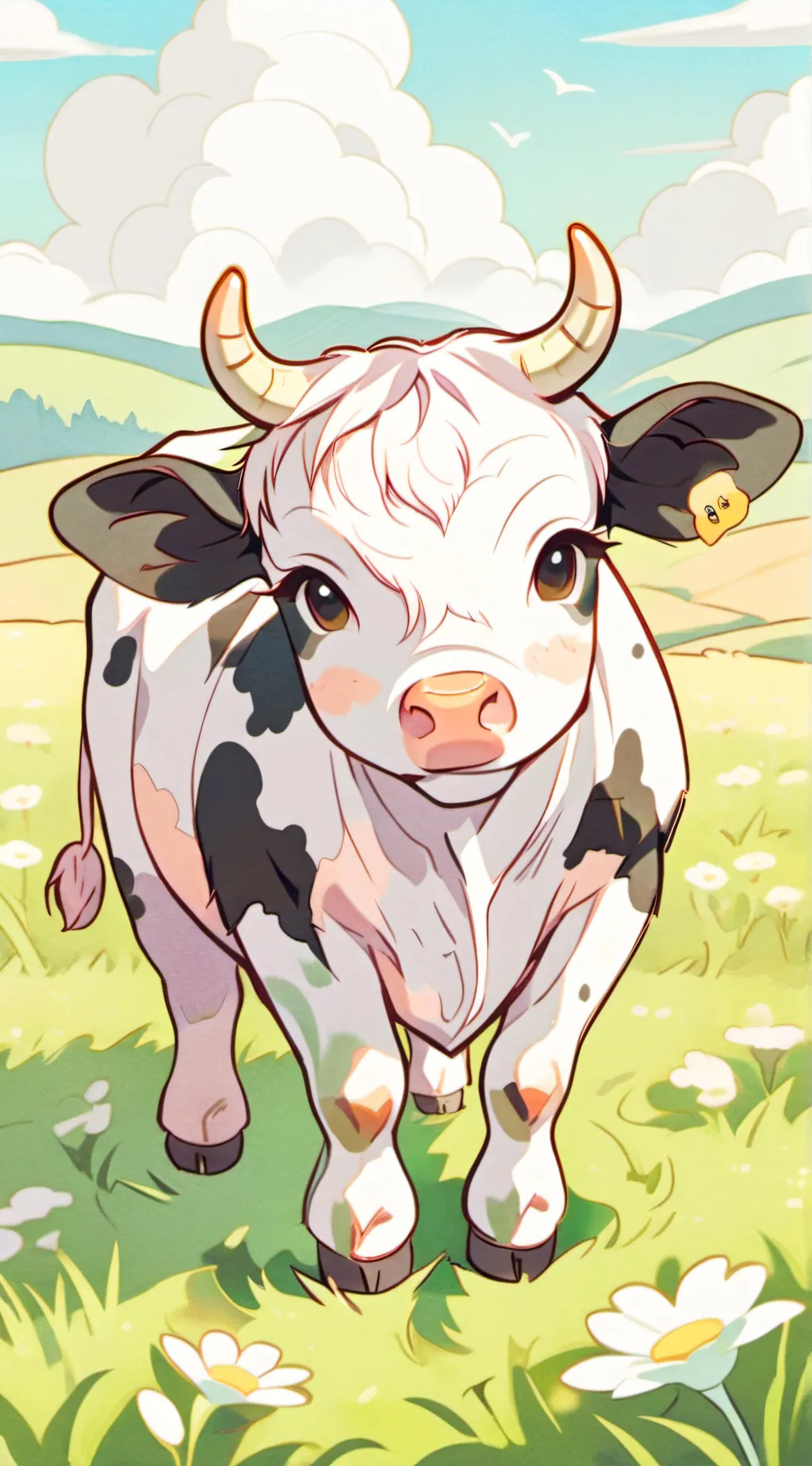 ai character: 🐄💕 Lily 💕🐄 background