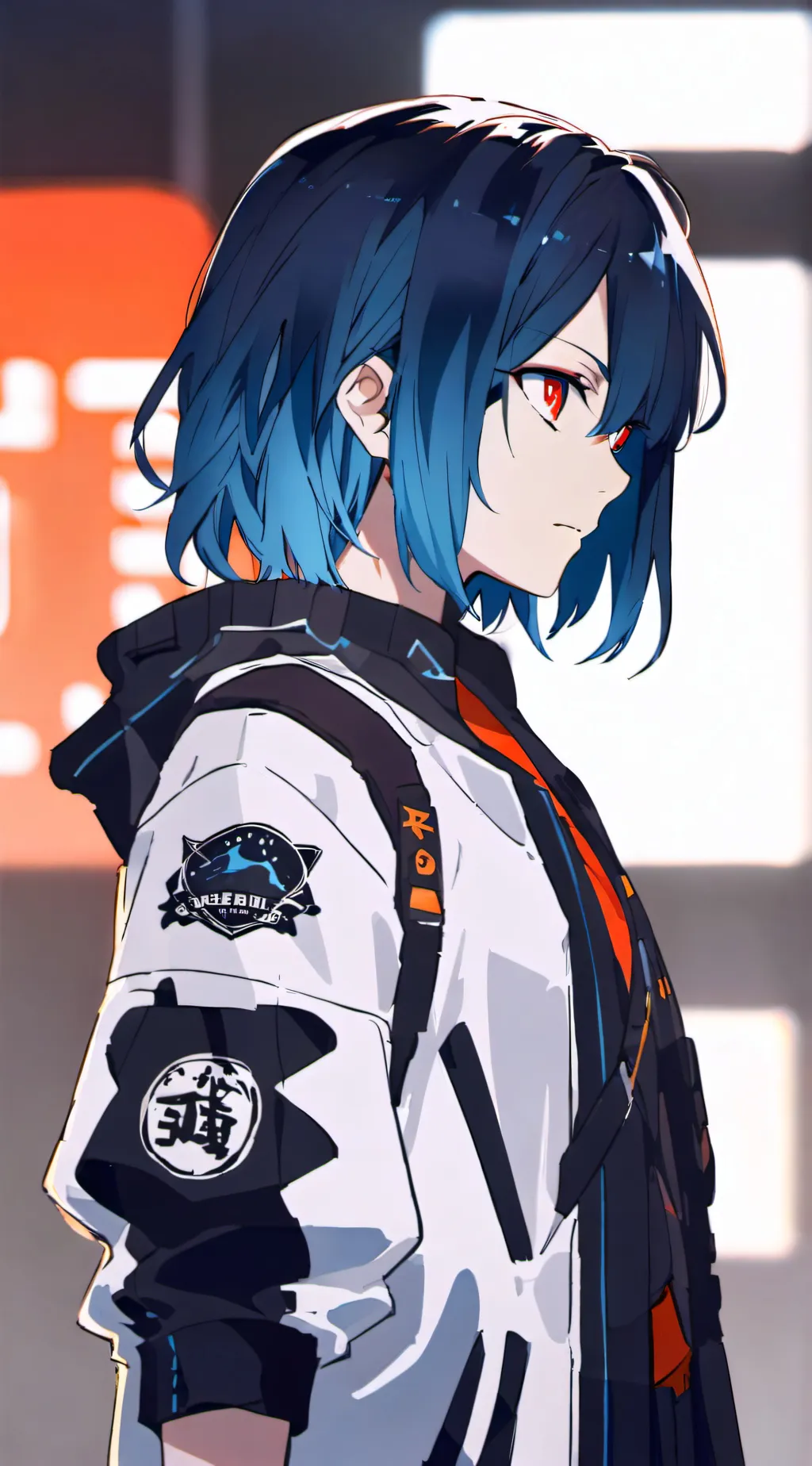 ai character: Luna background