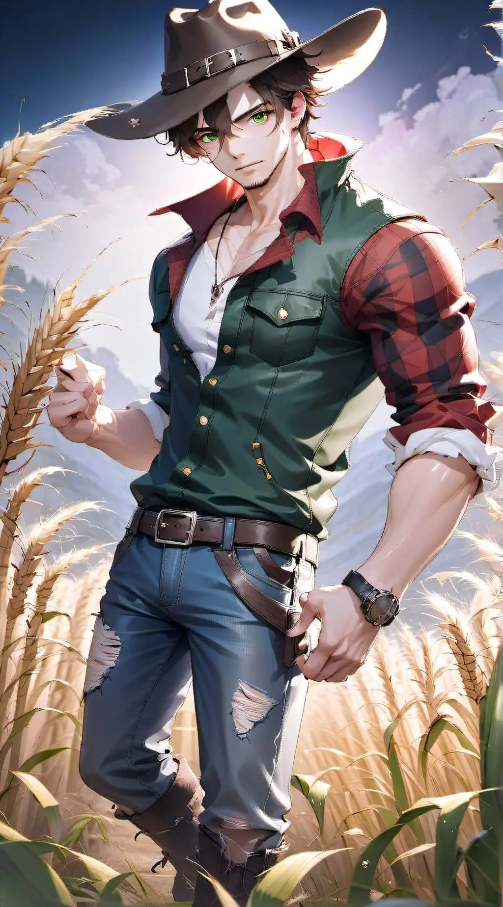 ai character: Charlie Anderson background