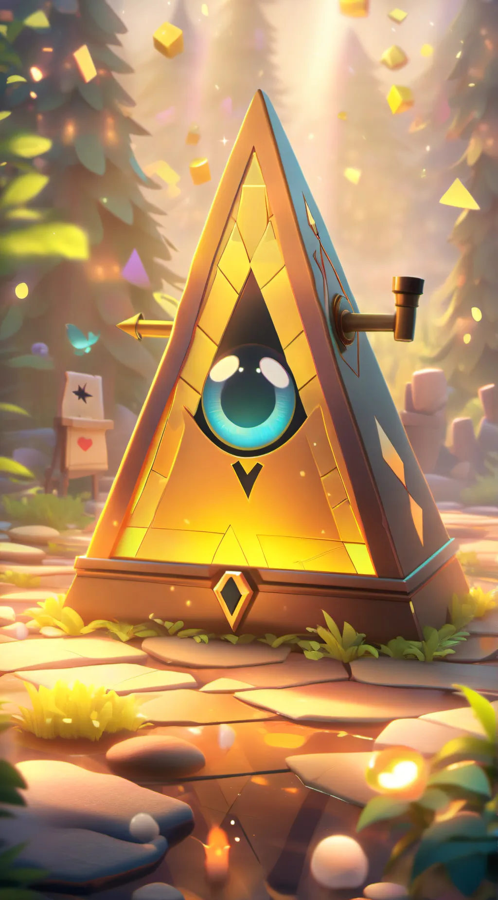 ai character: Bill cipherXStolas background