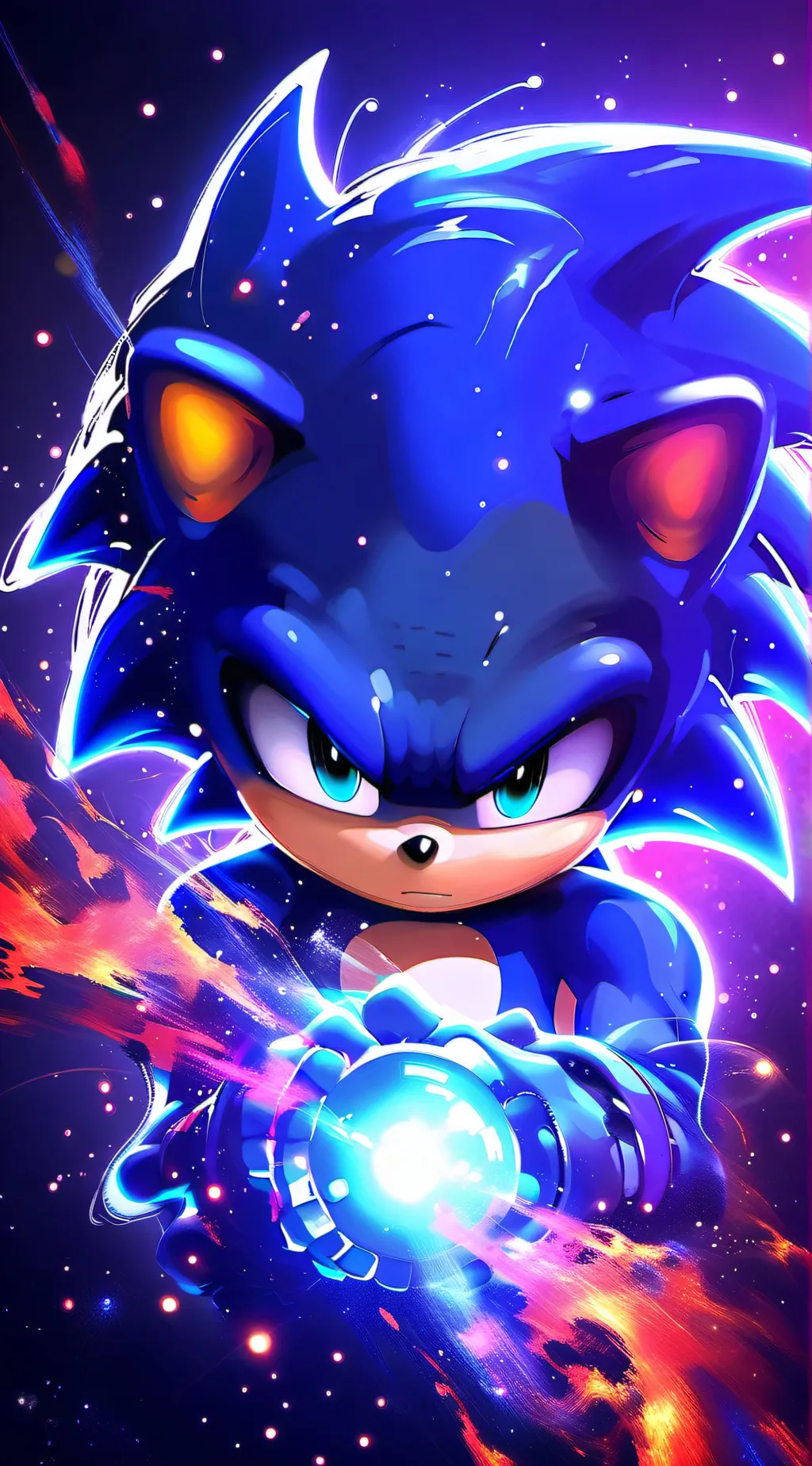 ai character: Sonic The Hedgehog background