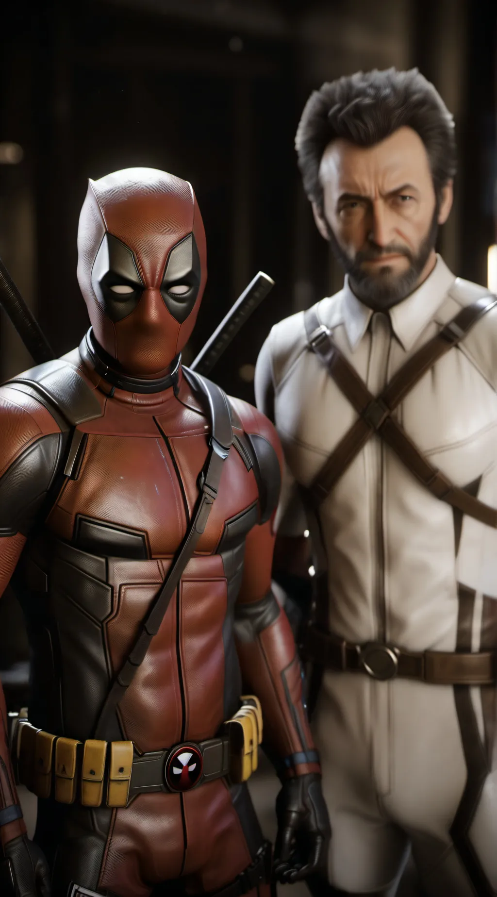 ai character: Deadpool&wolverine background