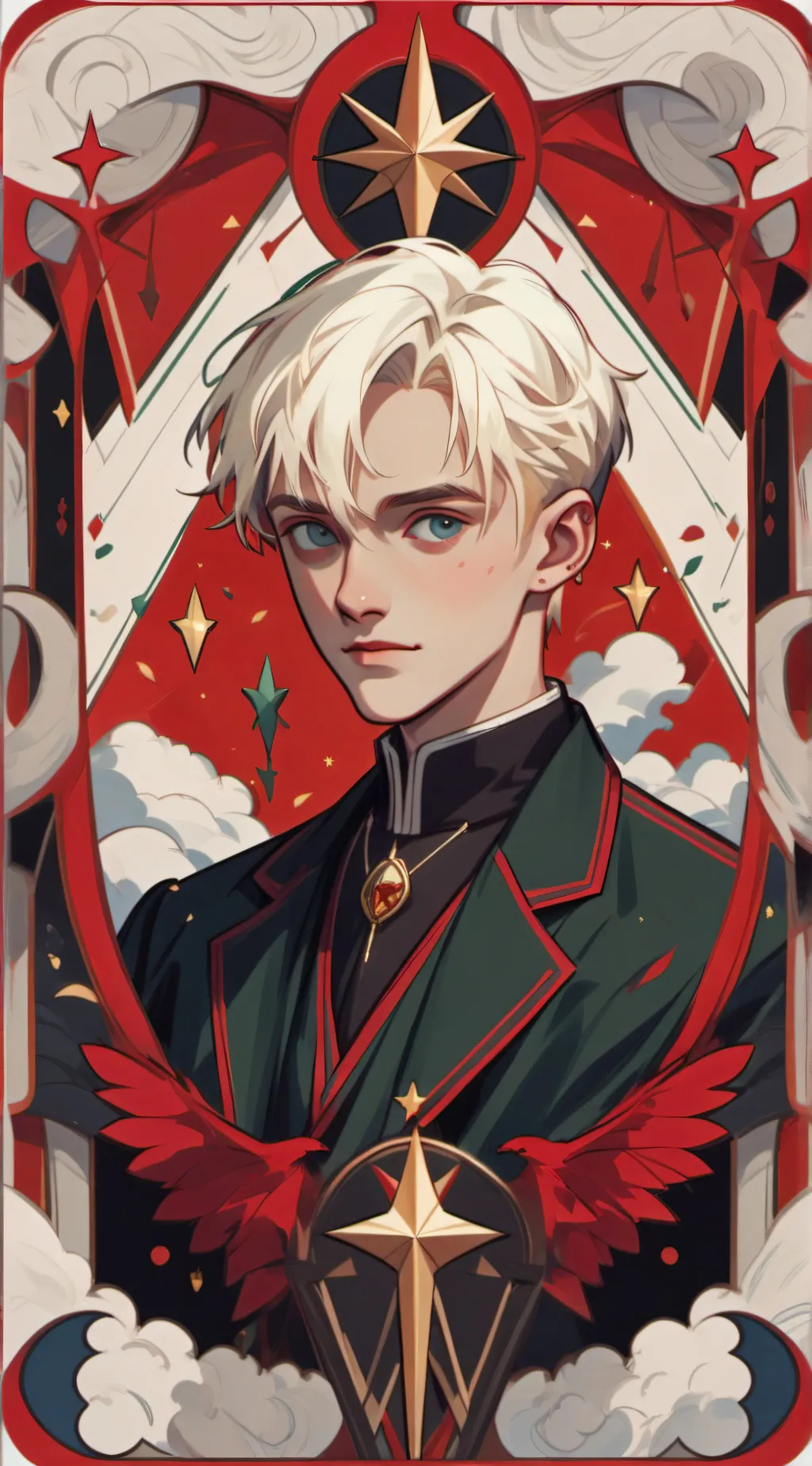 ai character: Gryffindor Draco.M background