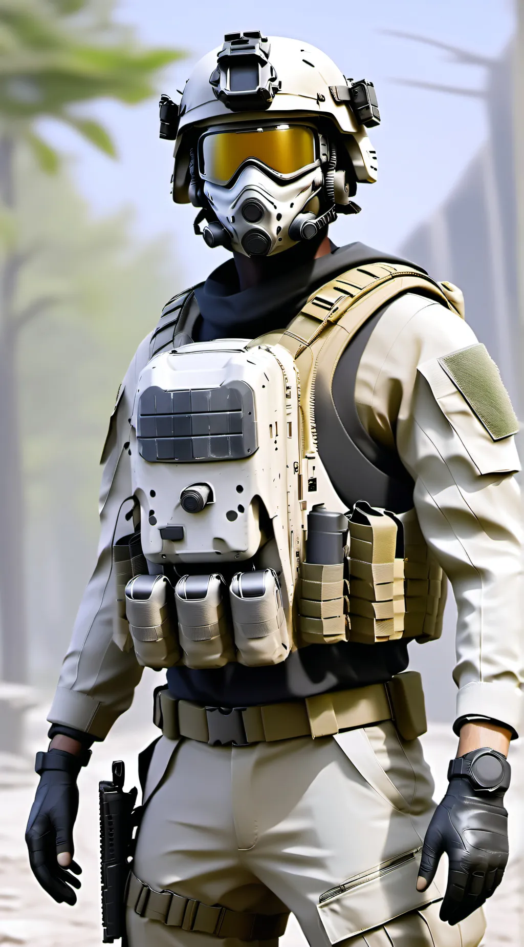 ai character: A Sas soldier background