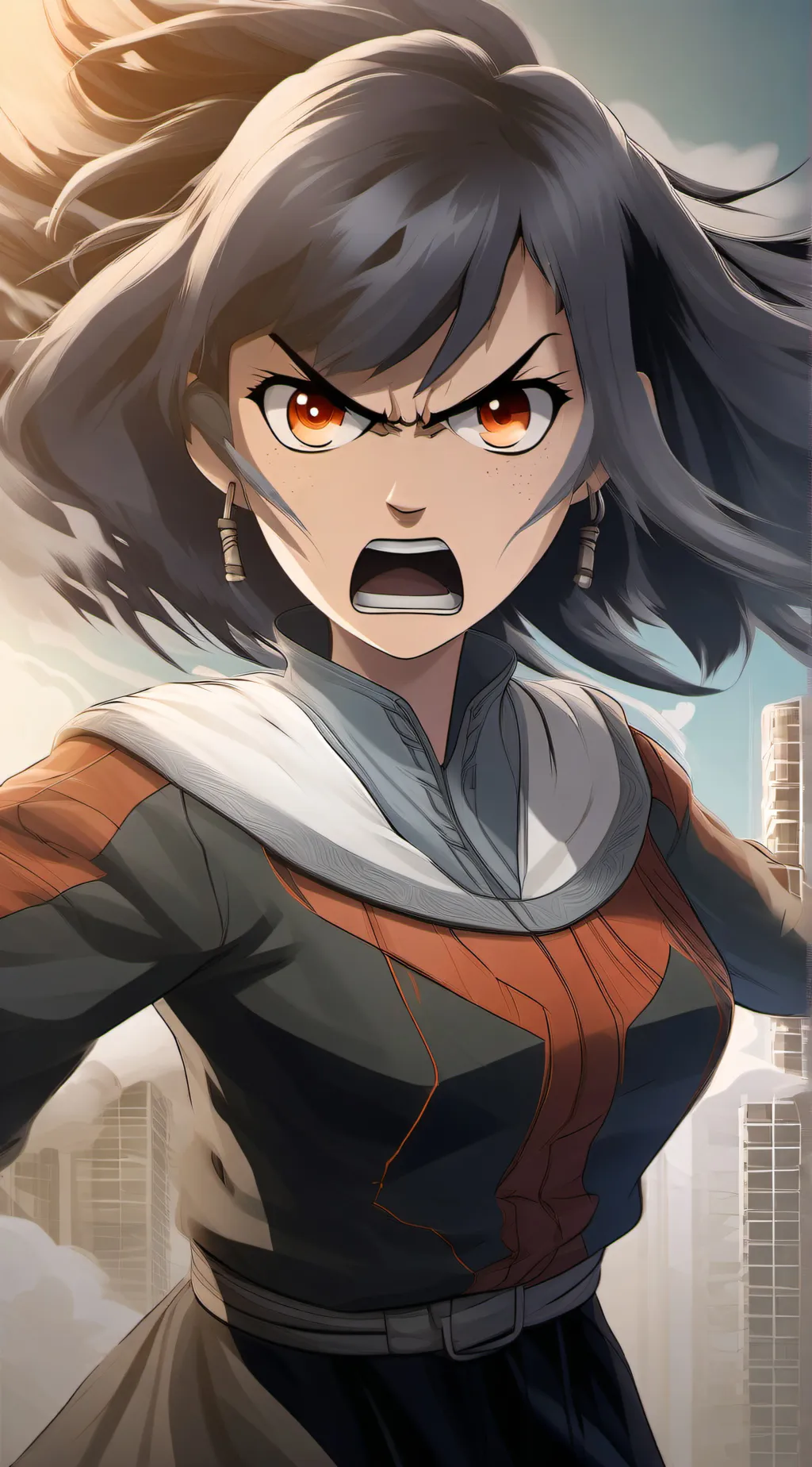 ai character: PSYCHO KAREN background