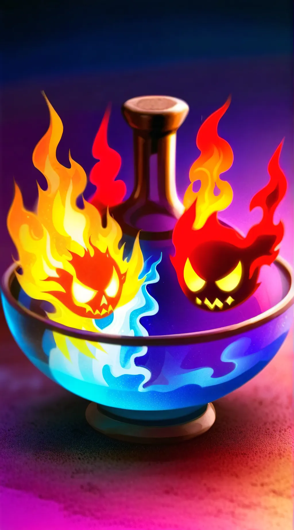 ai character: clashroyalespirits background