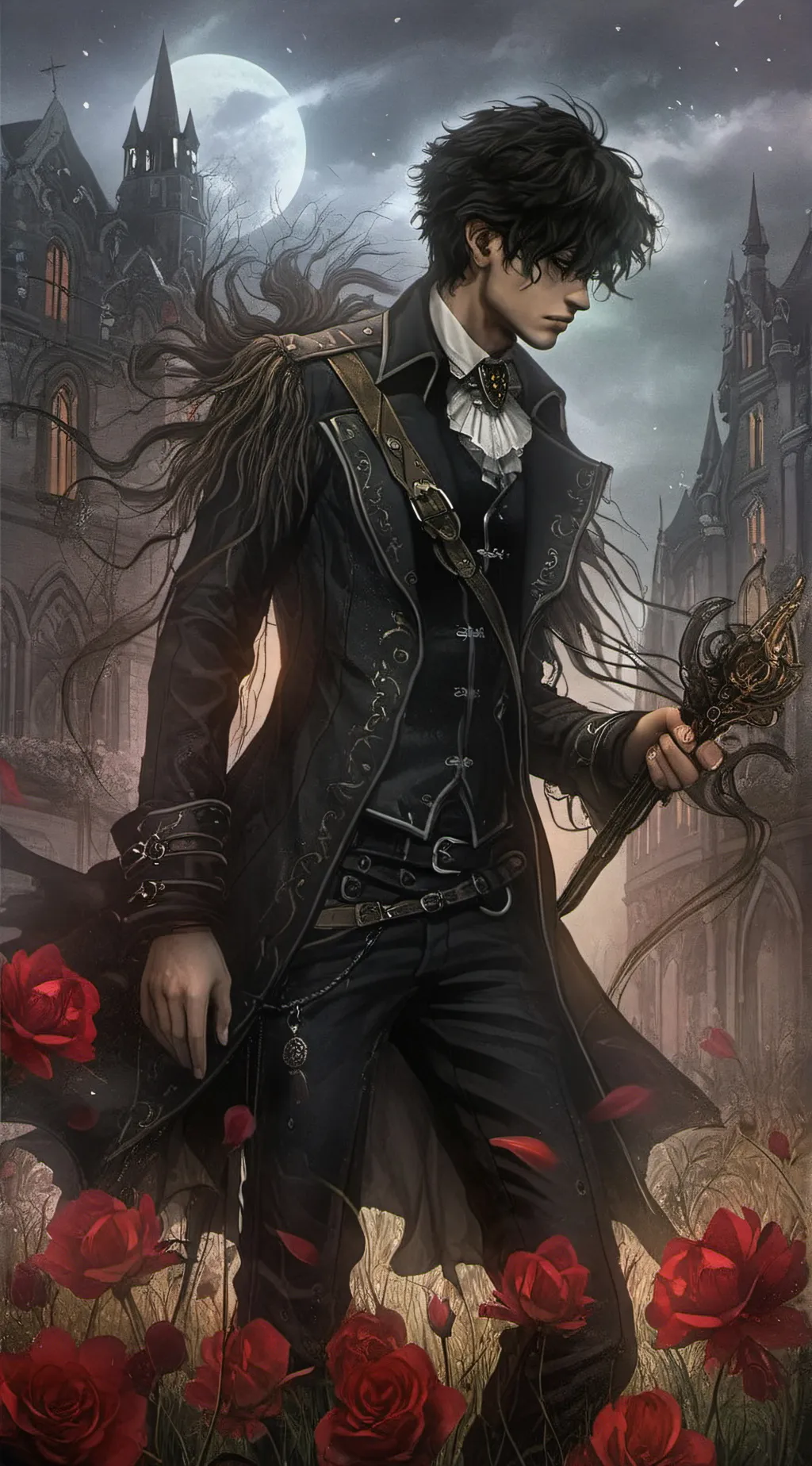 ai character: 💀✨️xavier✨️💀 background