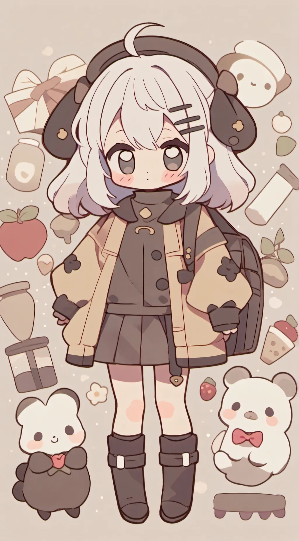 ai character: school  background