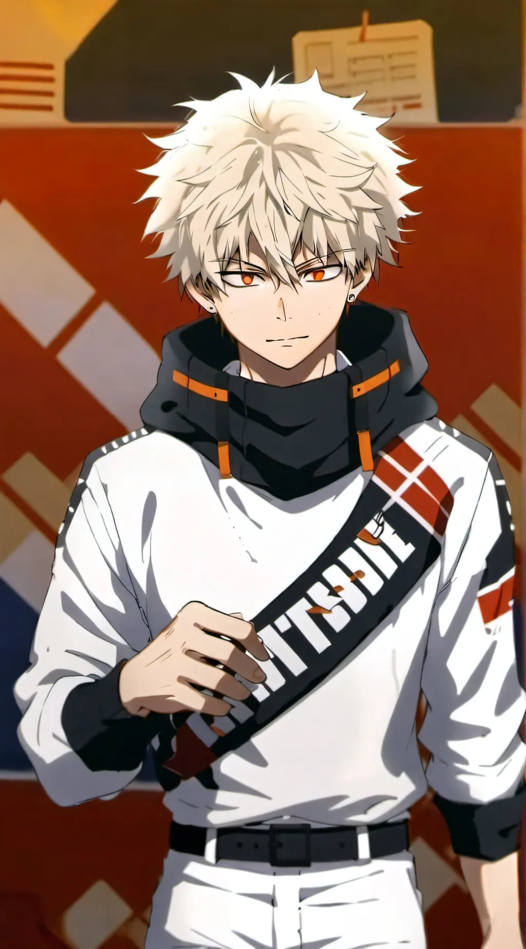 ai character: Katsuki Bakugo background