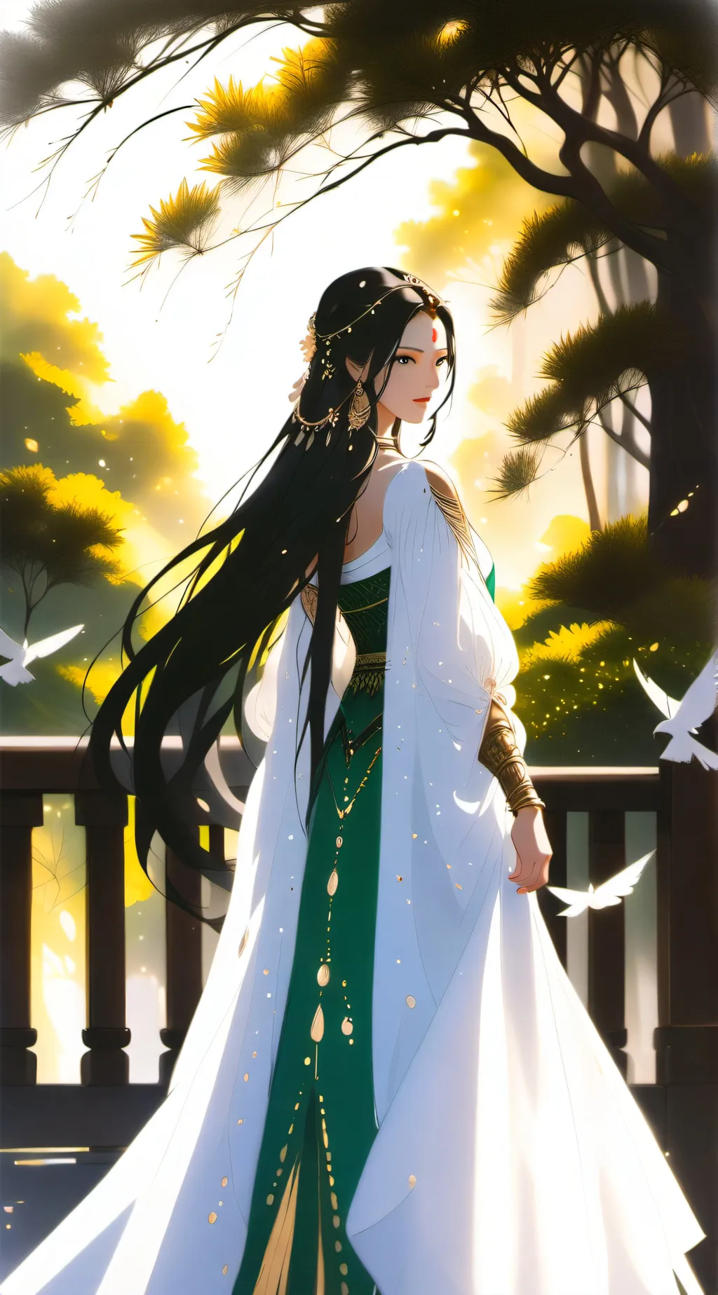 ai character: Fantasy Welt background