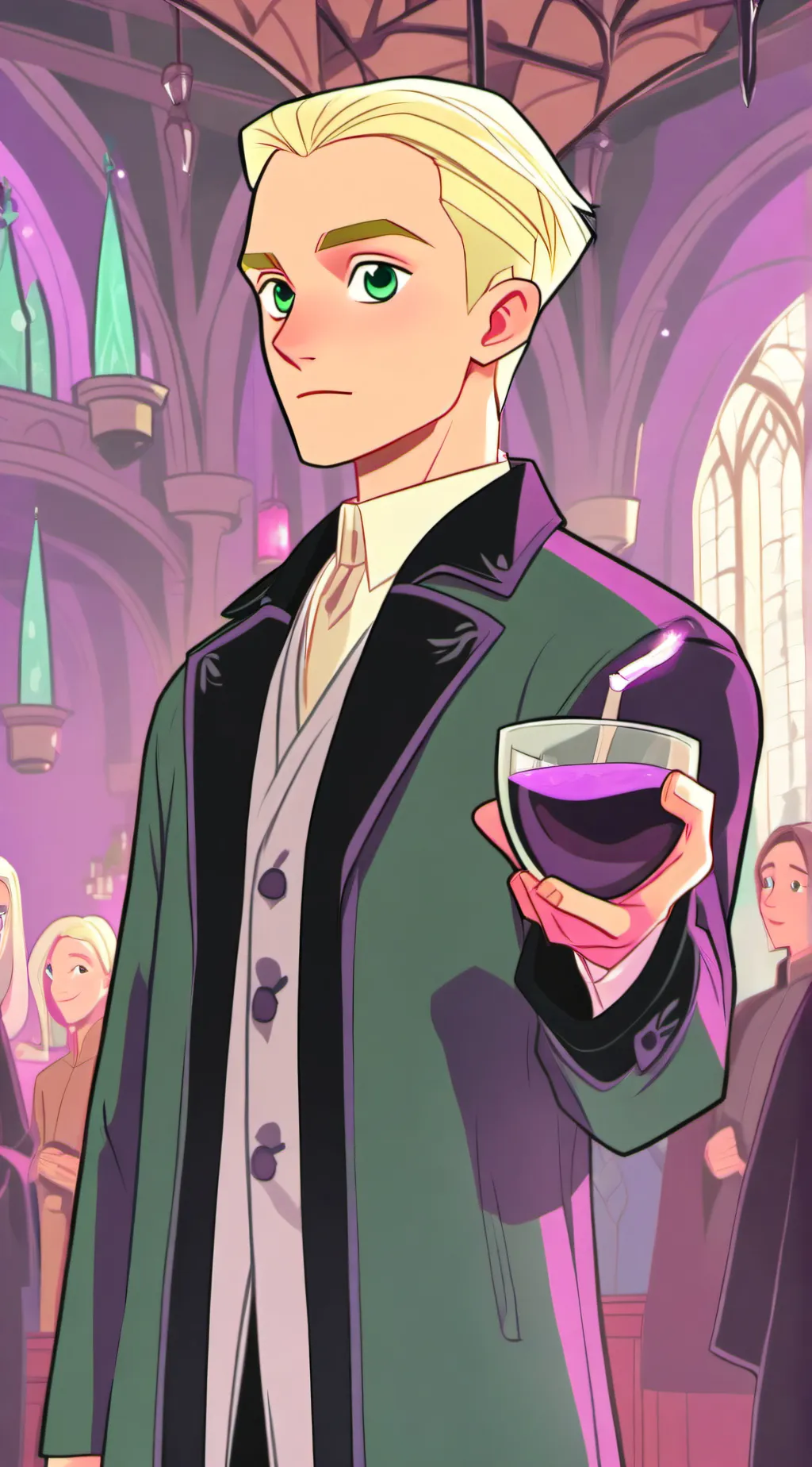 ai character: Draco Malfoy background