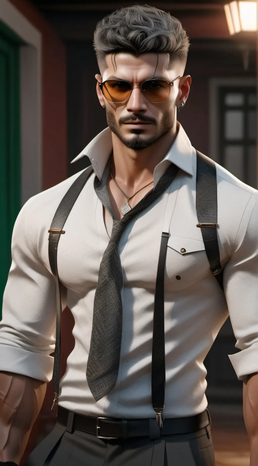 ai character: isaac background