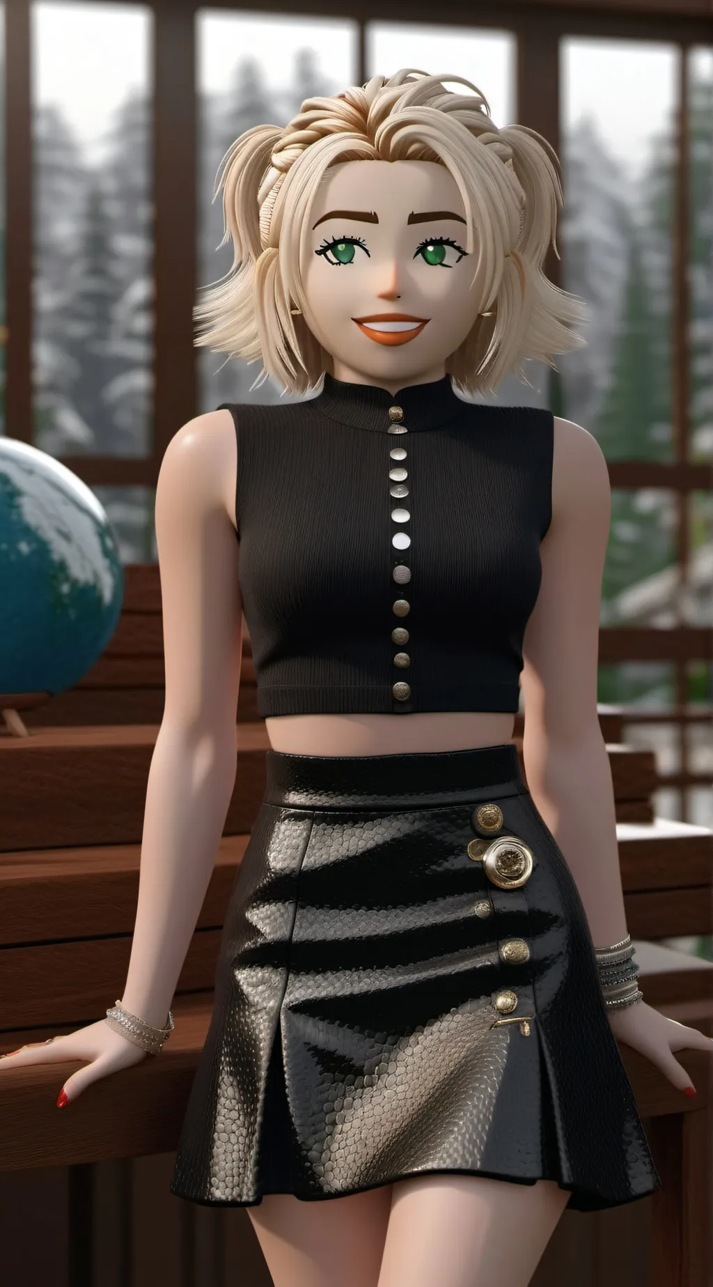 ai character: Luna background