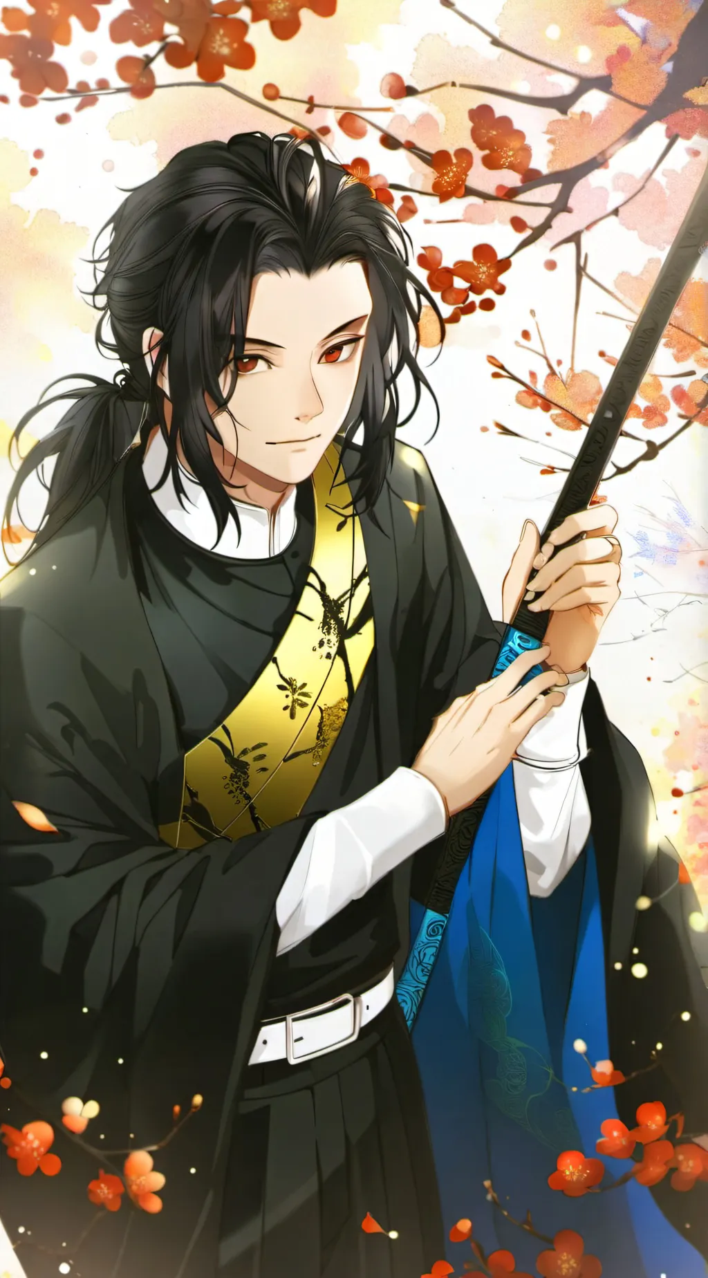 ai character: demon slayer RPG background