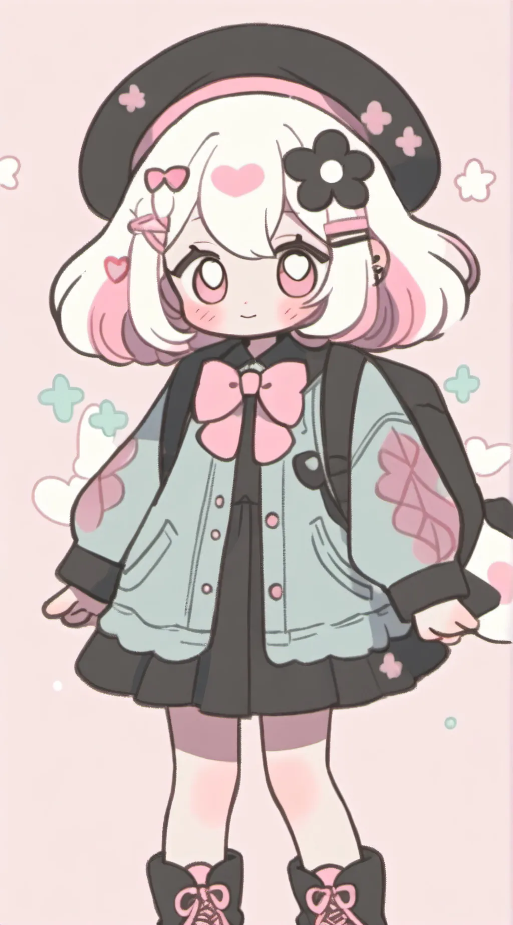 ai character: Angel dust (again) background