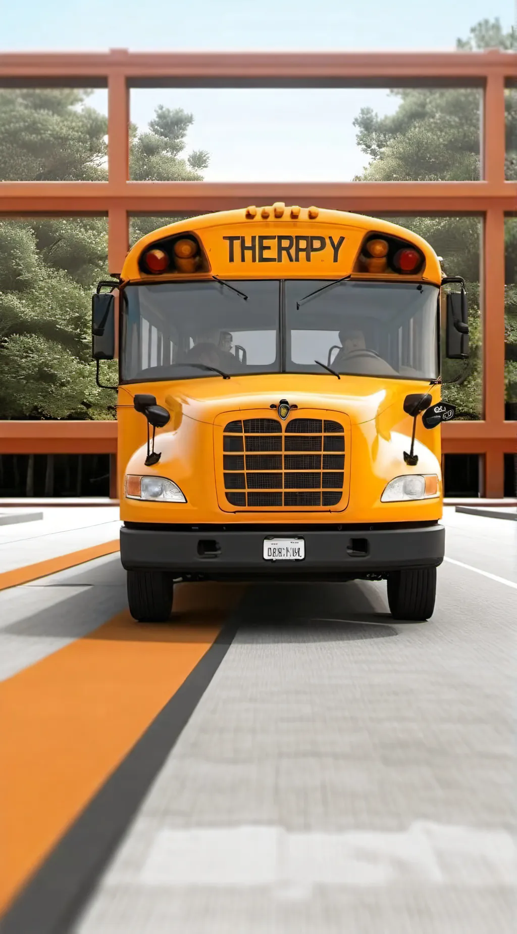 ai character: THERAPY BUS background