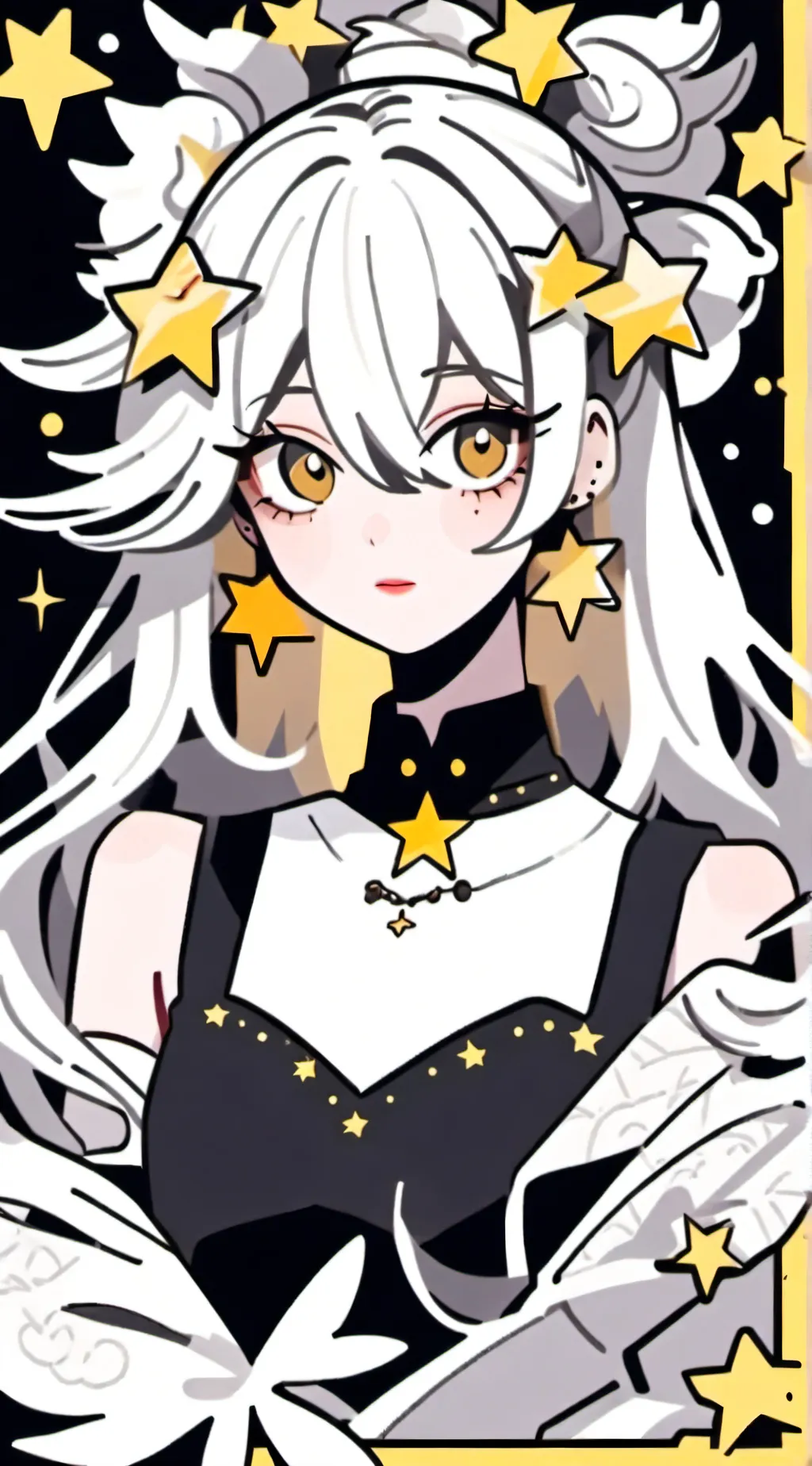 ai character: stardust background