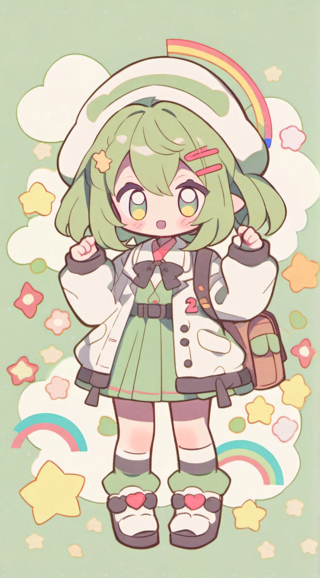 ai character: zodiac signs  background