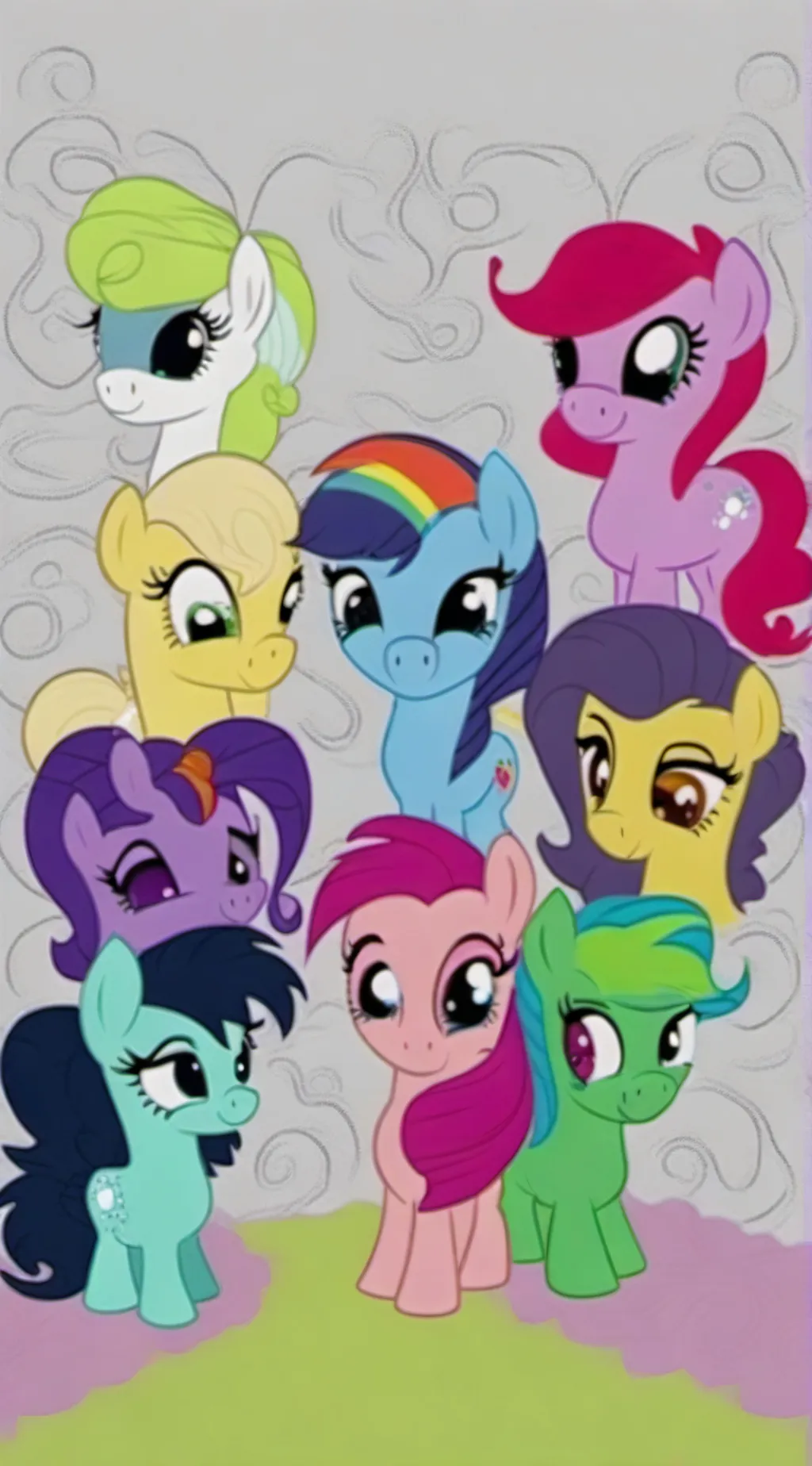 ai character: ^mlp infection au^ background