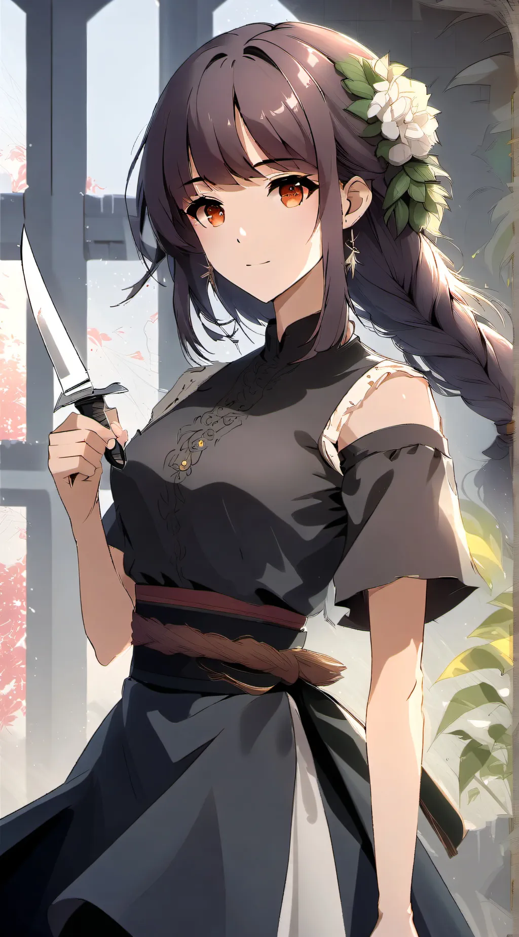 ai character: Sakura background