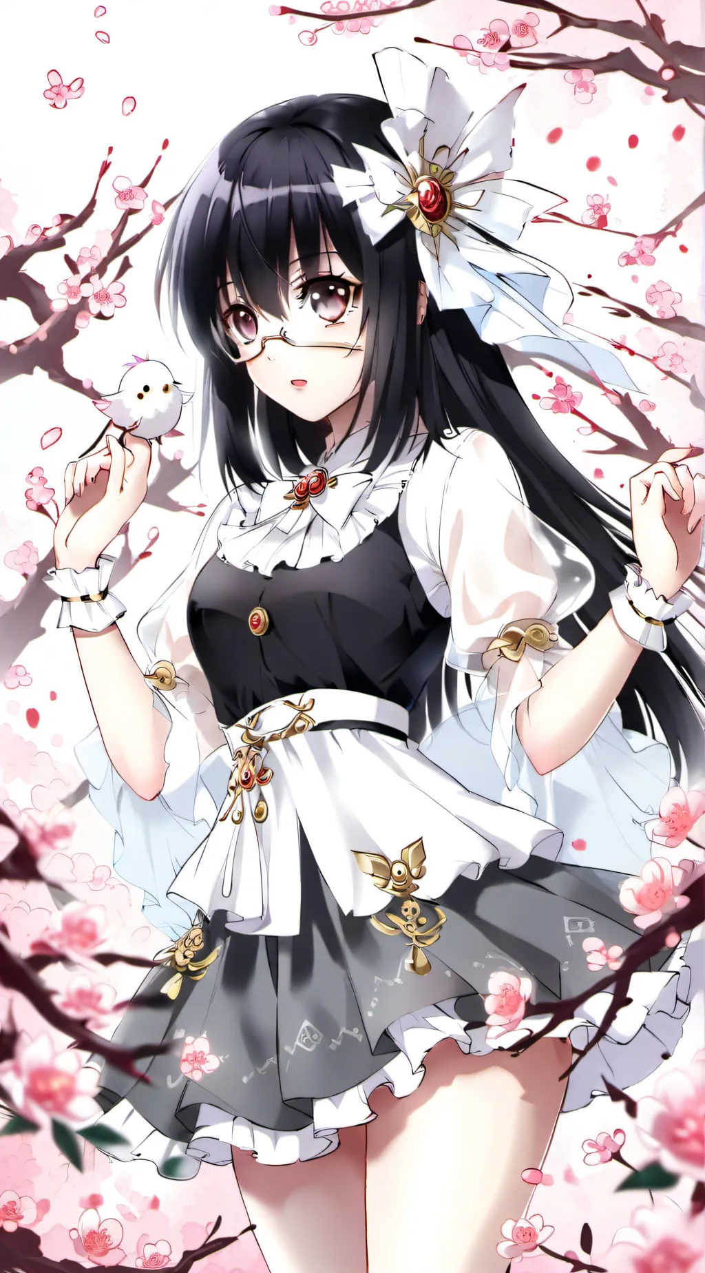 ai character: Rose background