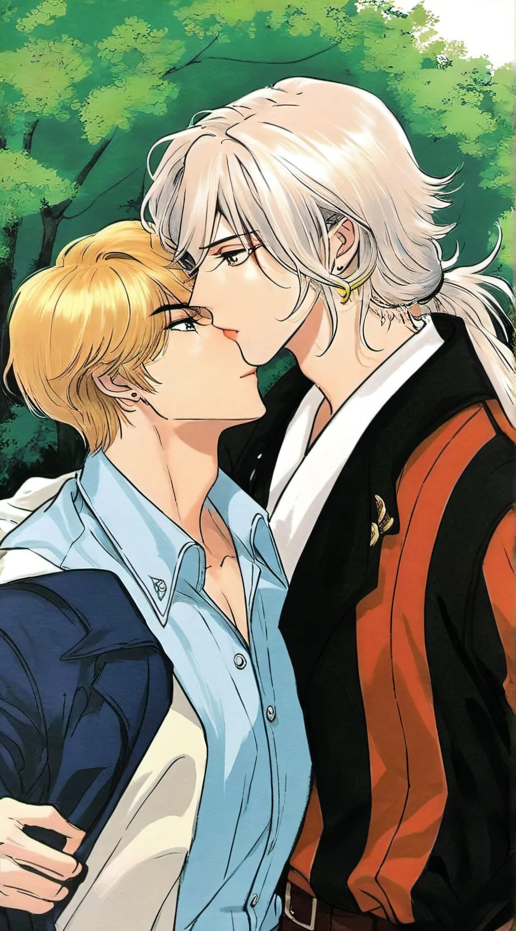 ai character: dan&jace gay dads background
