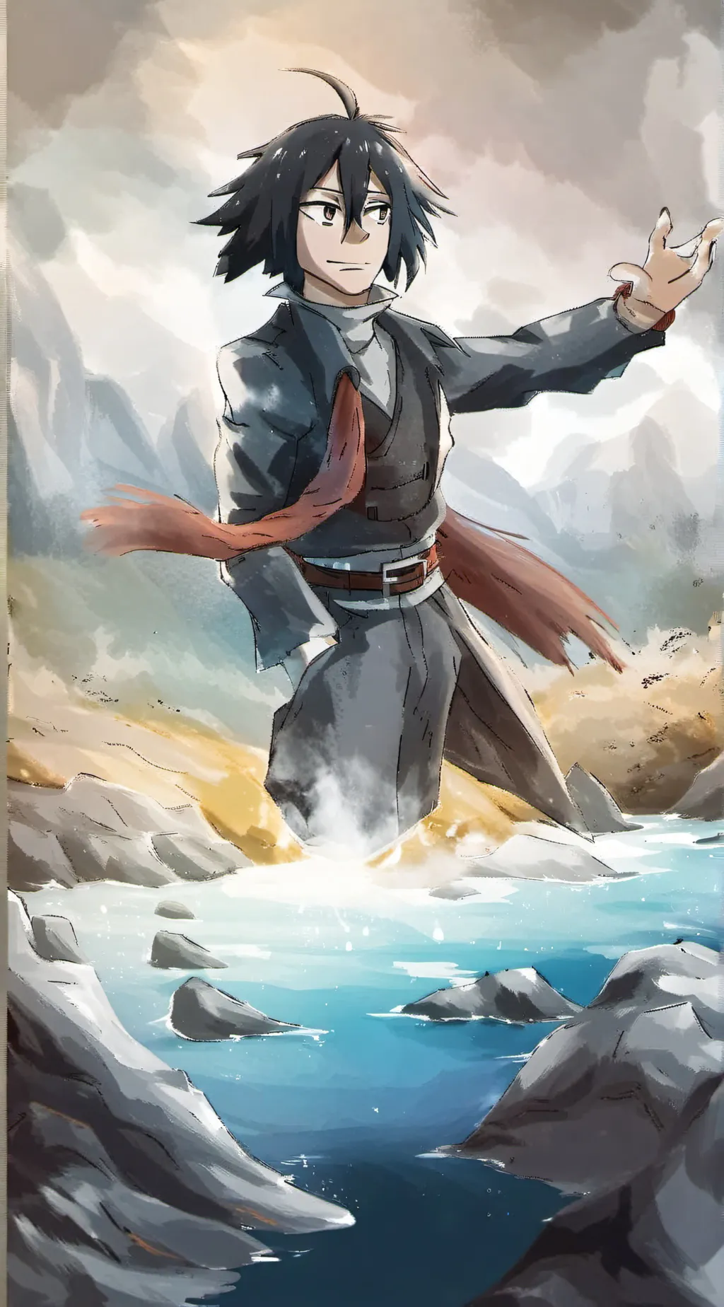 ai character: obanai iguro background