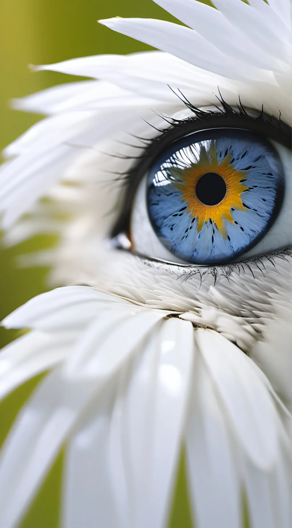 ai character: Angel eye background