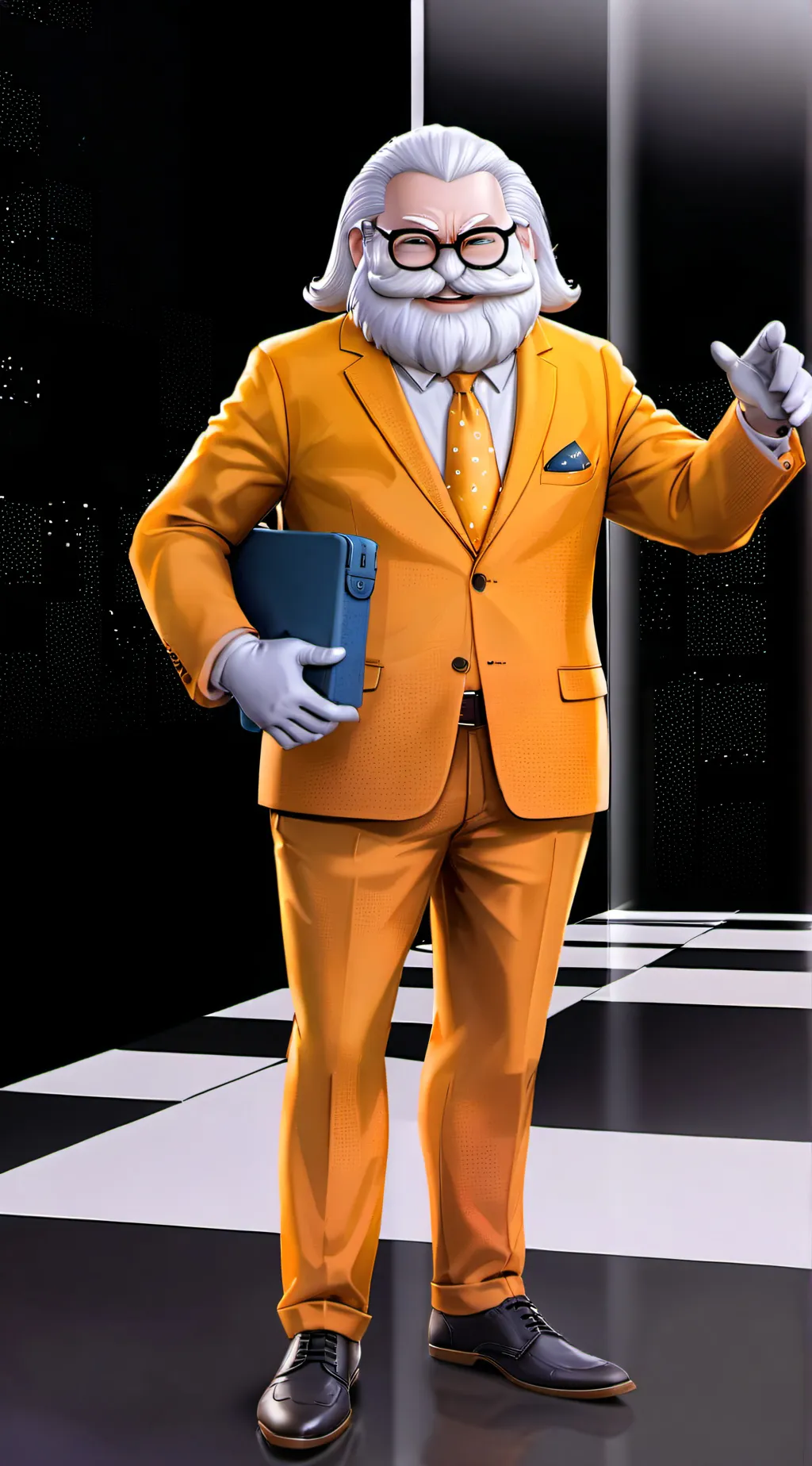 ai character: Proffesor Poopypan background