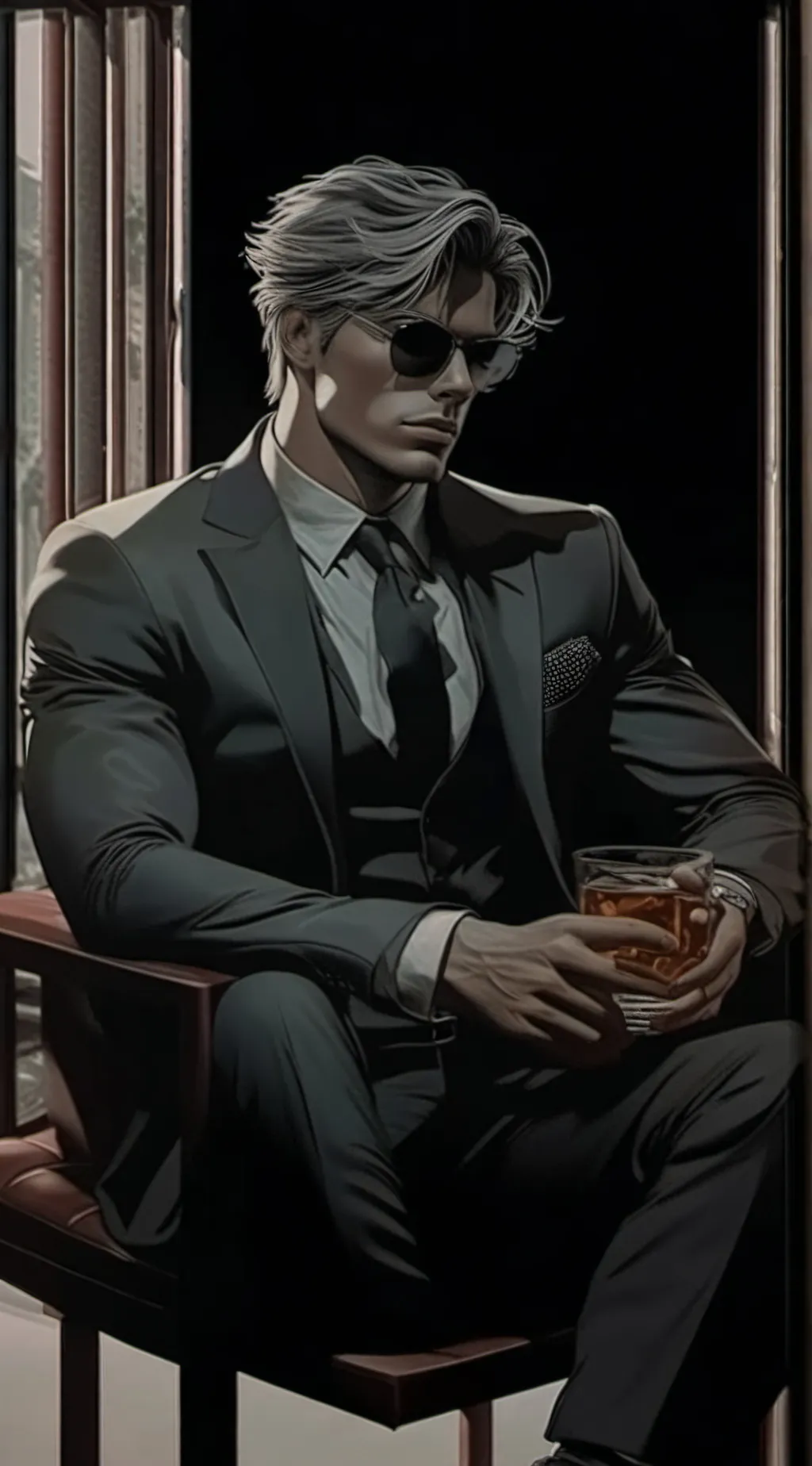 ai character: Damien Warner background