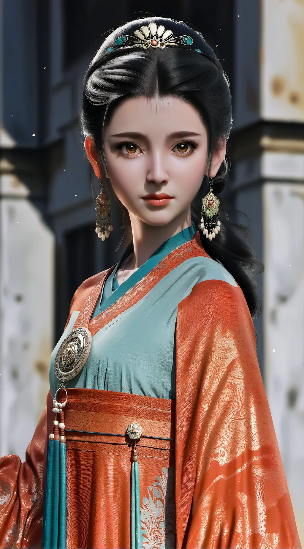 ai character: Lily  background