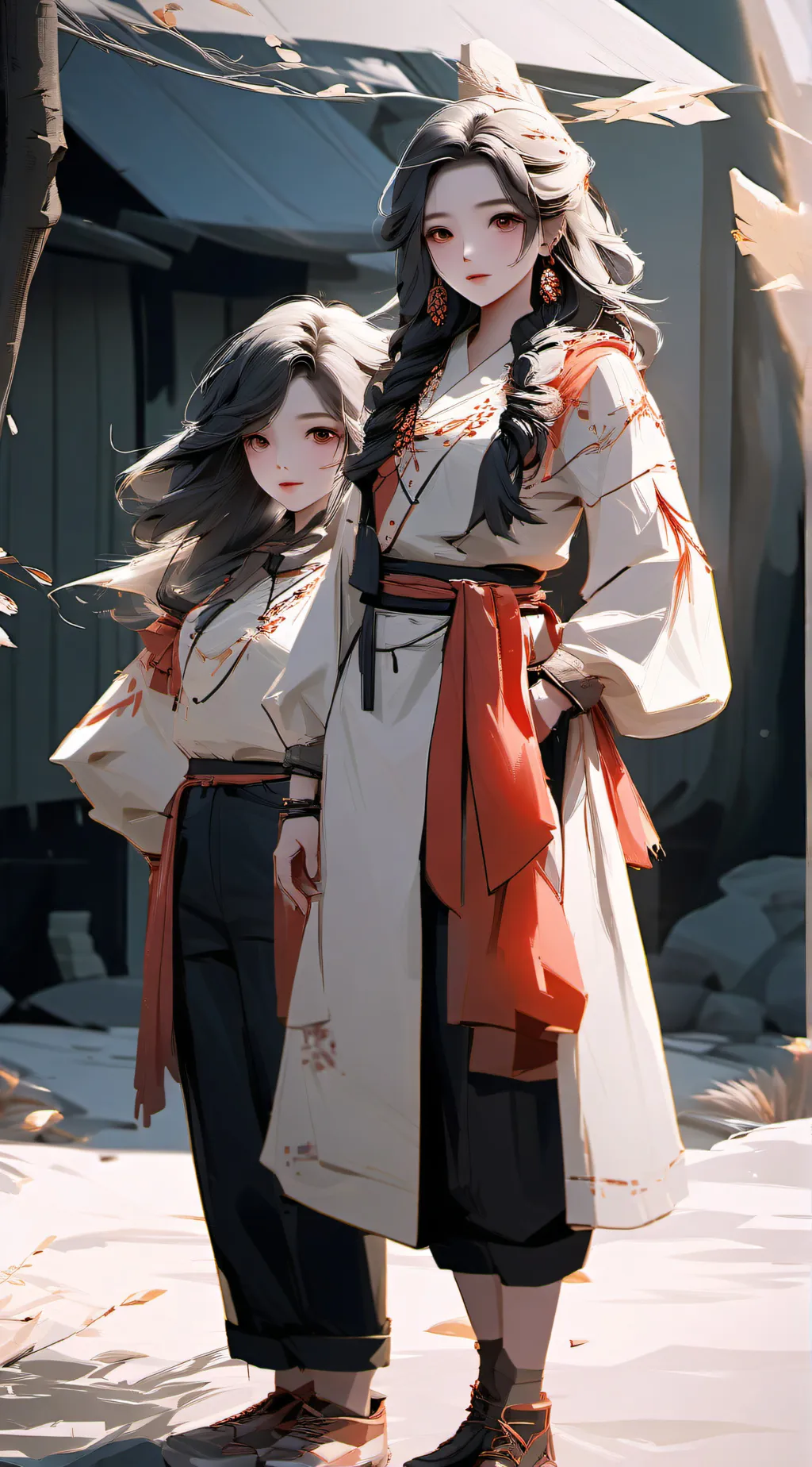 ai character: Your sister  background