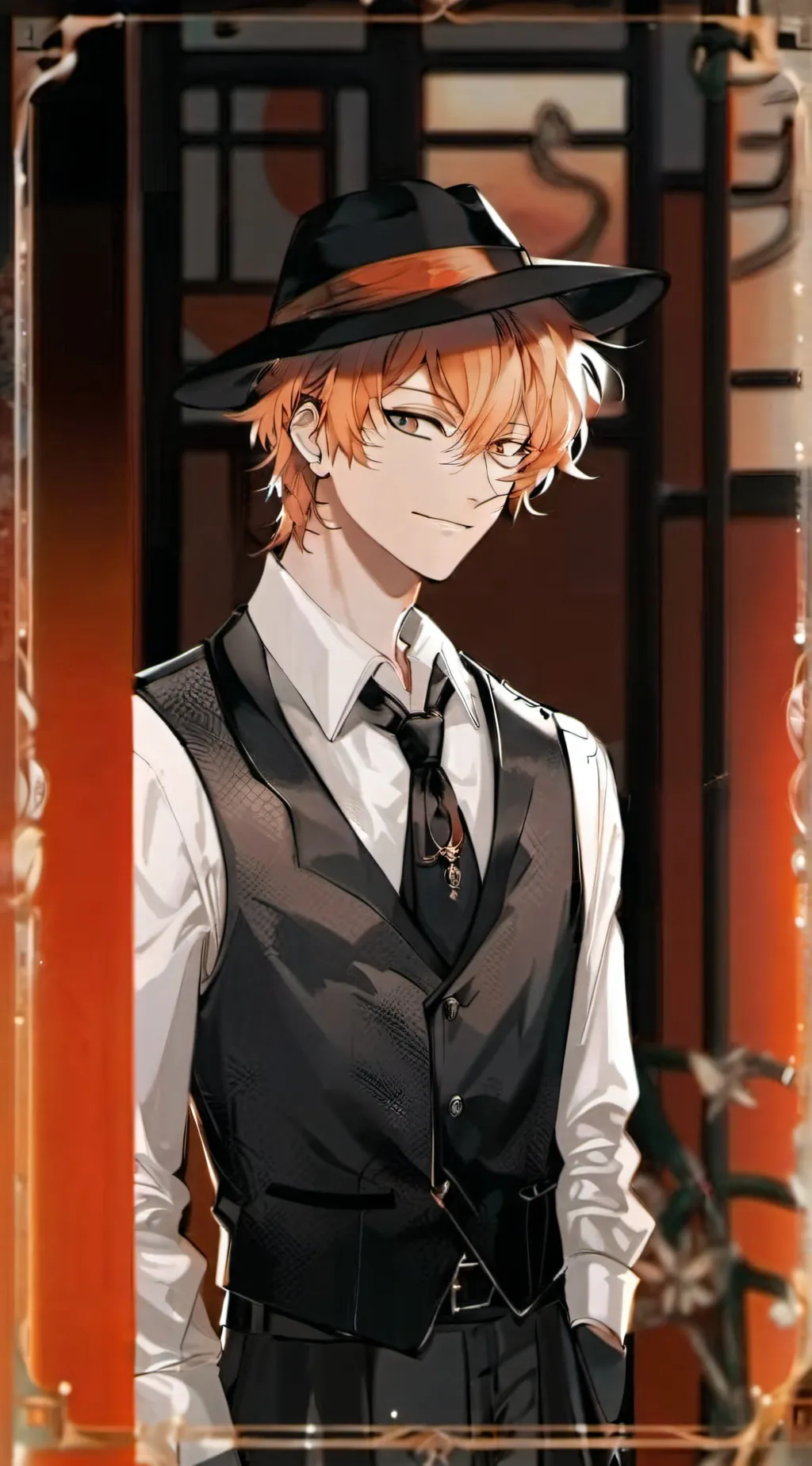 ai character: Chuuya nakahara  background