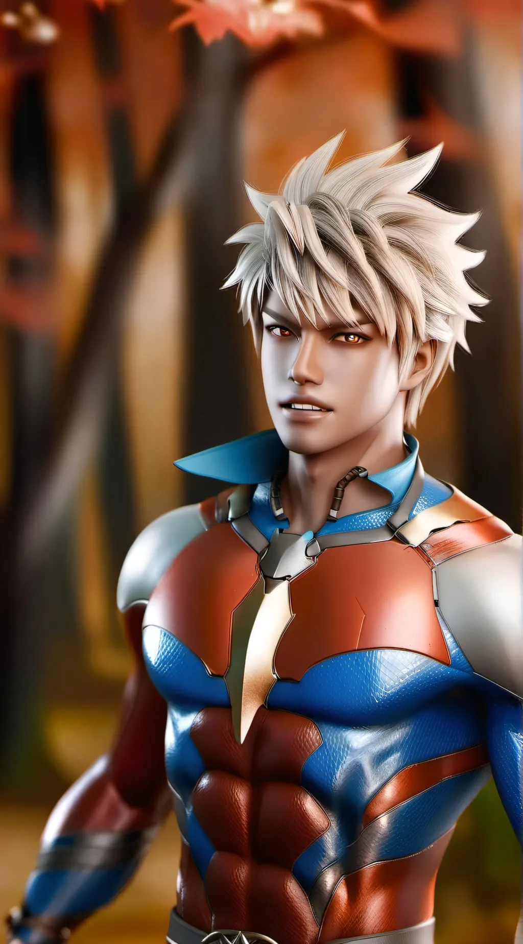 ai character: Katsuki Bakugo background